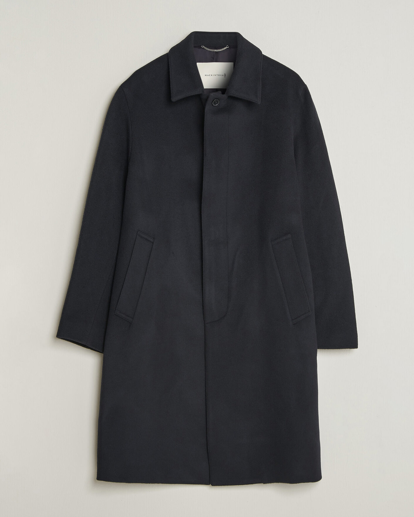 Herren | Jacken | Mackintosh | Dunkeld Wool/Cashmere Coat Navy