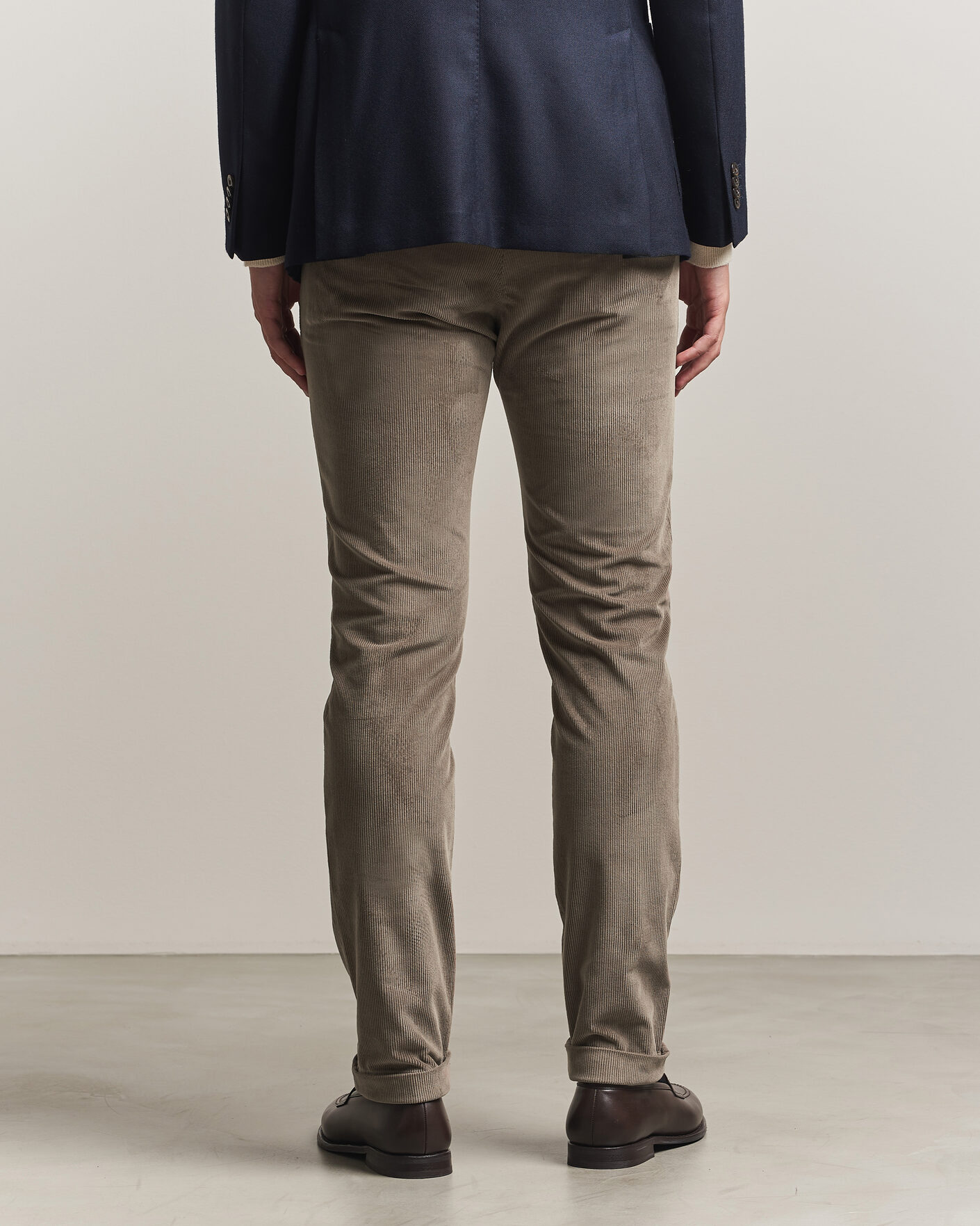 Herren | Hosen | Briglia 1949 | Slim Fit Corduroy Trousers Taupe