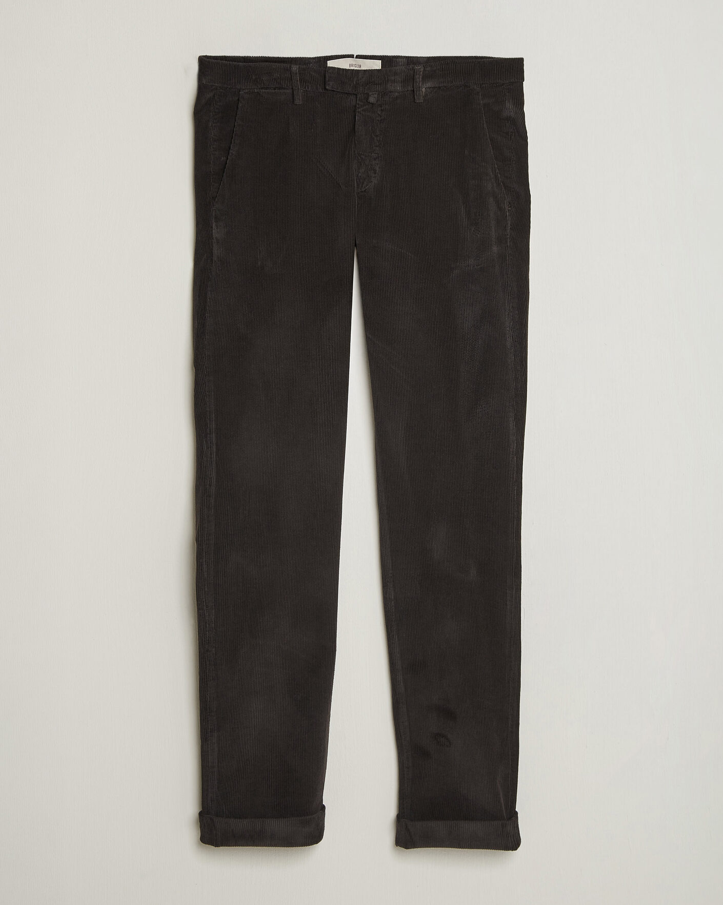 Herren | Hosen | Briglia 1949 | Slim Fit Corduroy Trousers Dark Brown