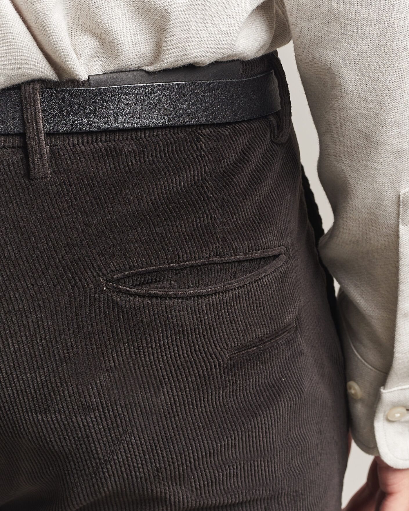 Herren | Hosen | Briglia 1949 | Slim Fit Corduroy Trousers Dark Brown