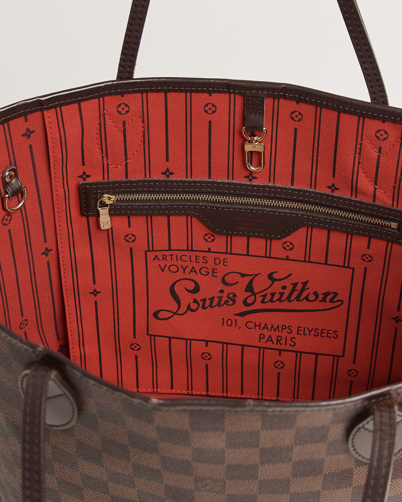 Herren | Pre-Owned & Vintage Bags | Louis Vuitton Pre-Owned | Nevelfull MM Damier Ebene
