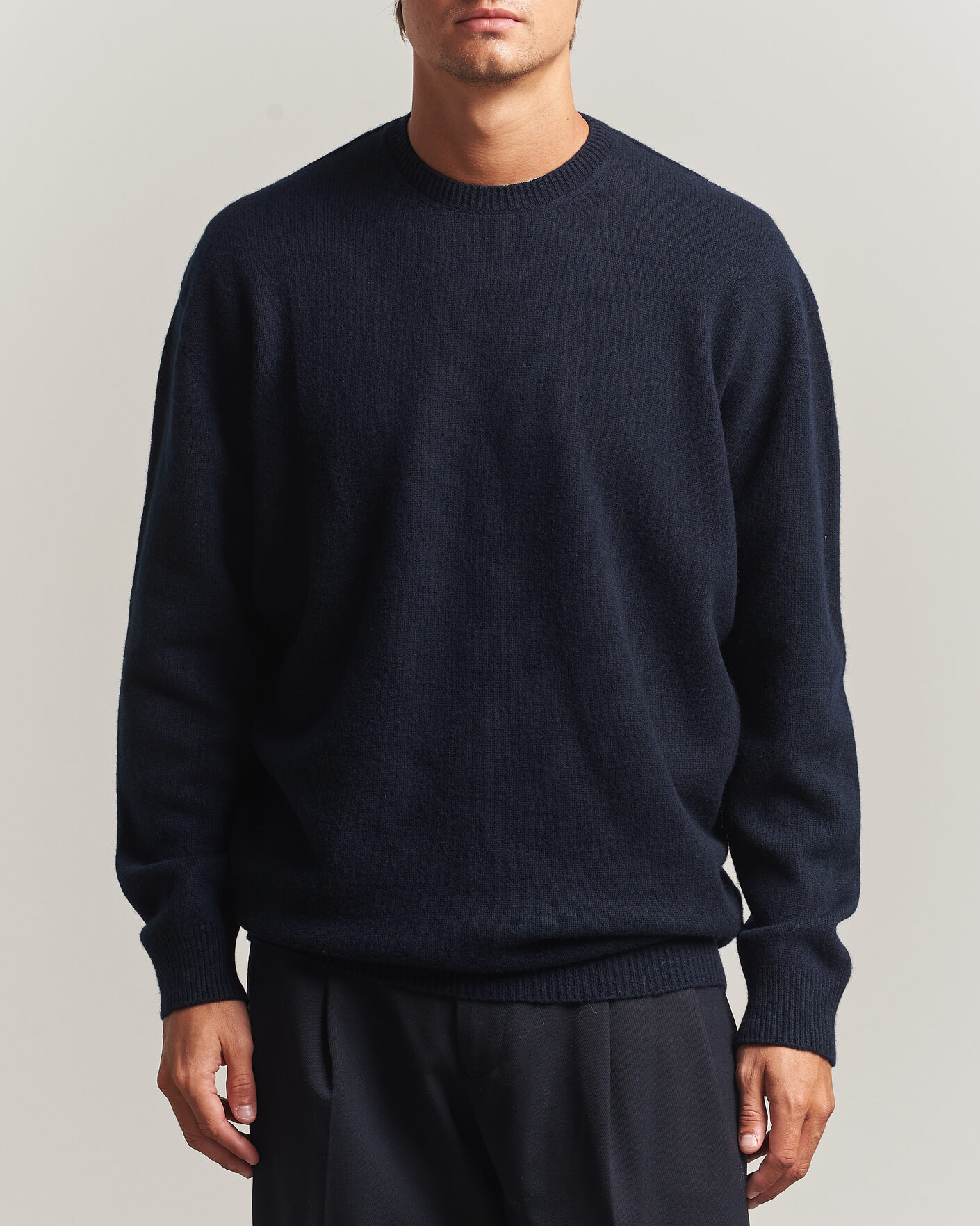 Herren | Pullover | Jil Sander | Wool/Cashmere Seamless Sweater Navy