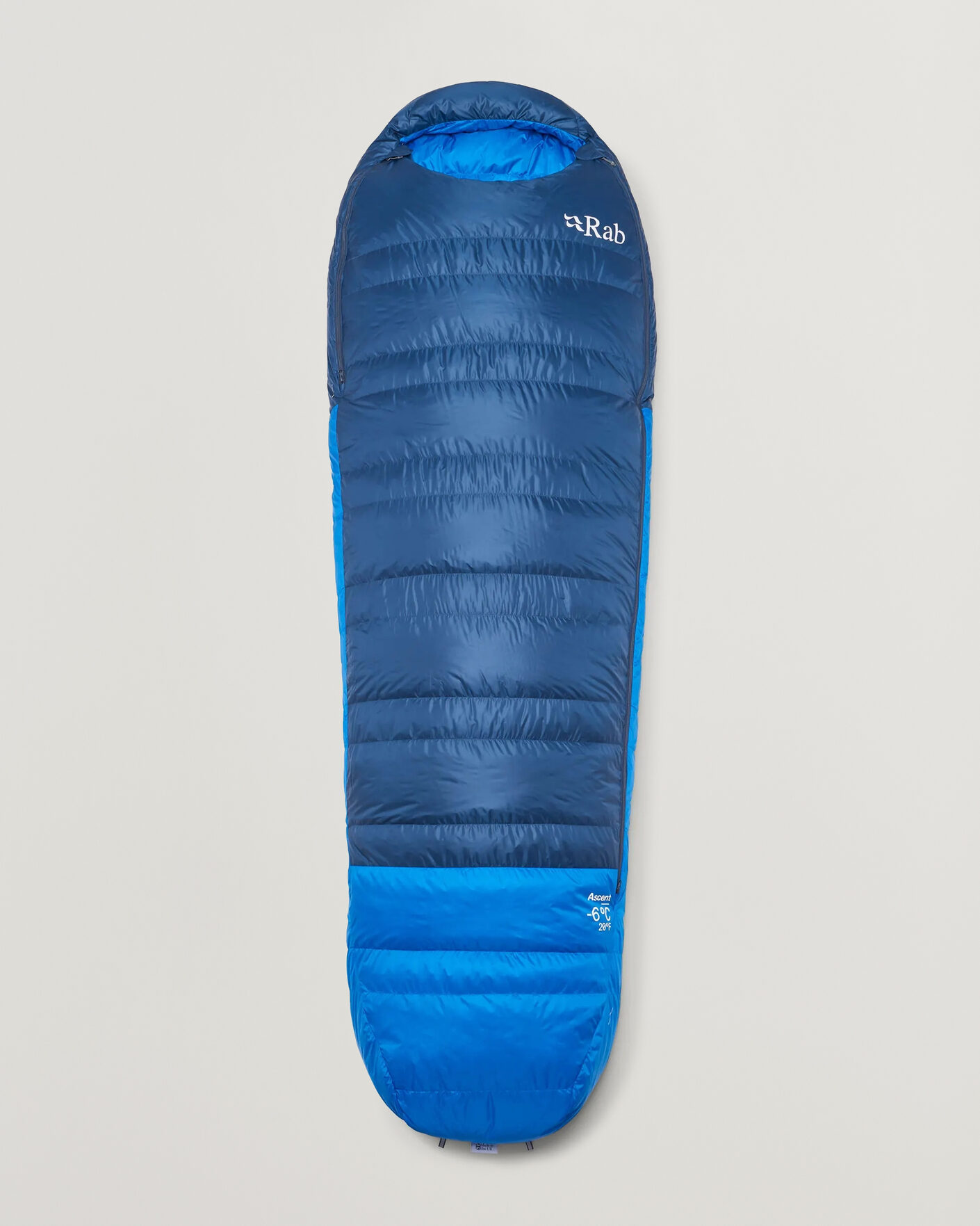Herren | Outdoor living | Rab | Ascent -6 Sleeping Bag Long Tempest Blue/Maya Blue