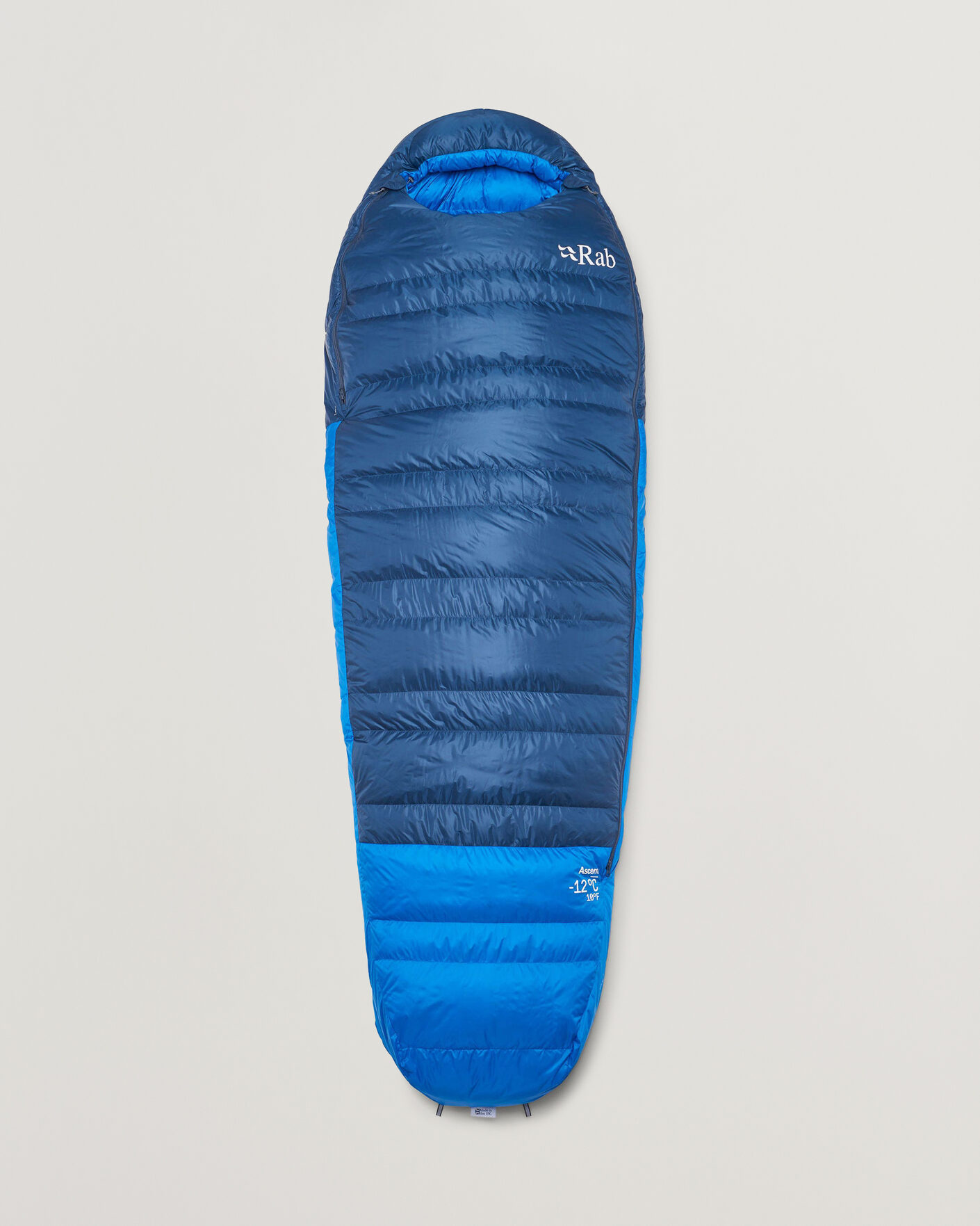 Herren | Outdoor living | Rab | Ascent -12 Sleeping Bag Regular Tempest Blue/Maya Blue