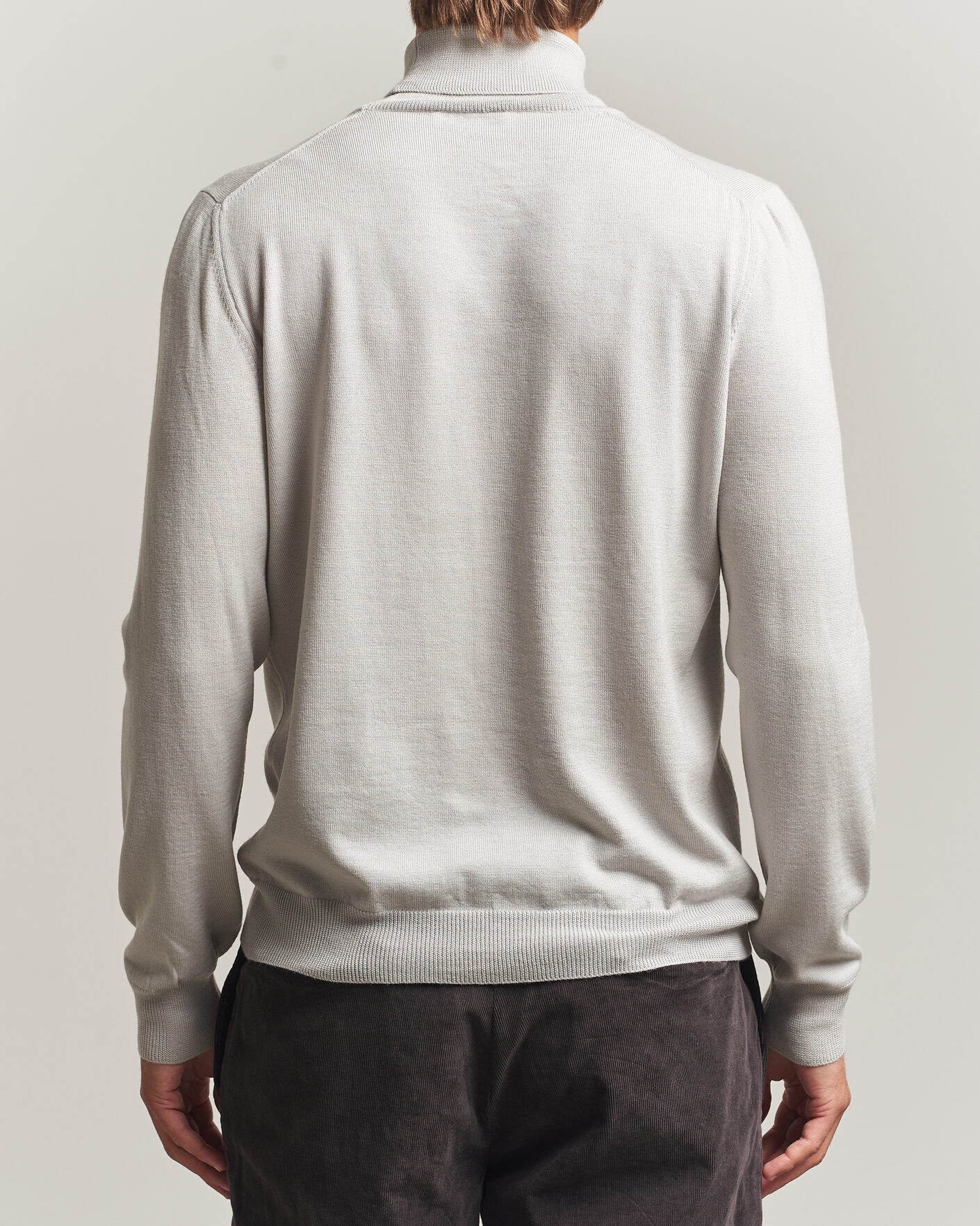 Herren | Pullover | Gran Sasso | Merino Fashion Fit Rollneck Light Beige