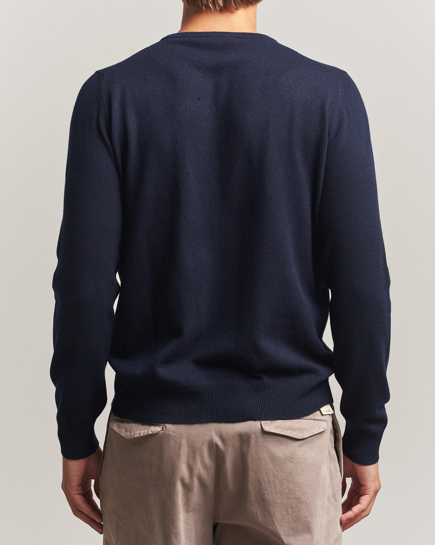 Herren | Pullover | Gran Sasso | Wool/Cashmere Crew Neck Navy
