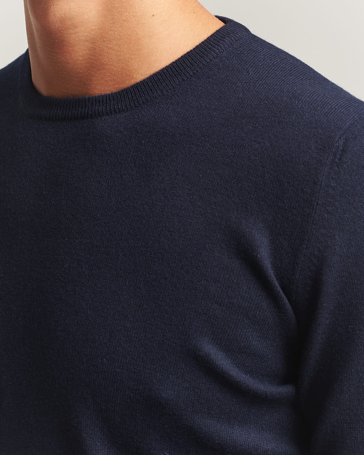 Herren | Pullover | Gran Sasso | Wool/Cashmere Crew Neck Navy