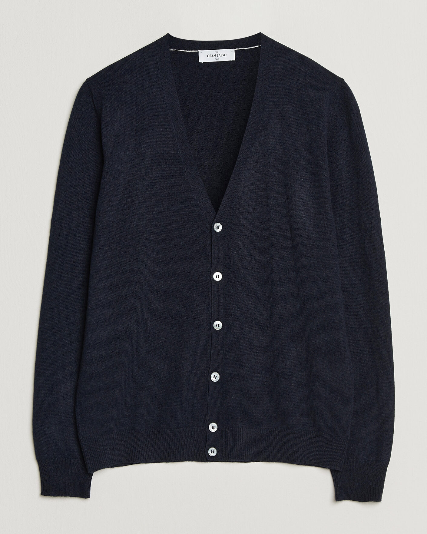 Herren | Pullover | Gran Sasso | Wool/Cashmere Cardigan Navy