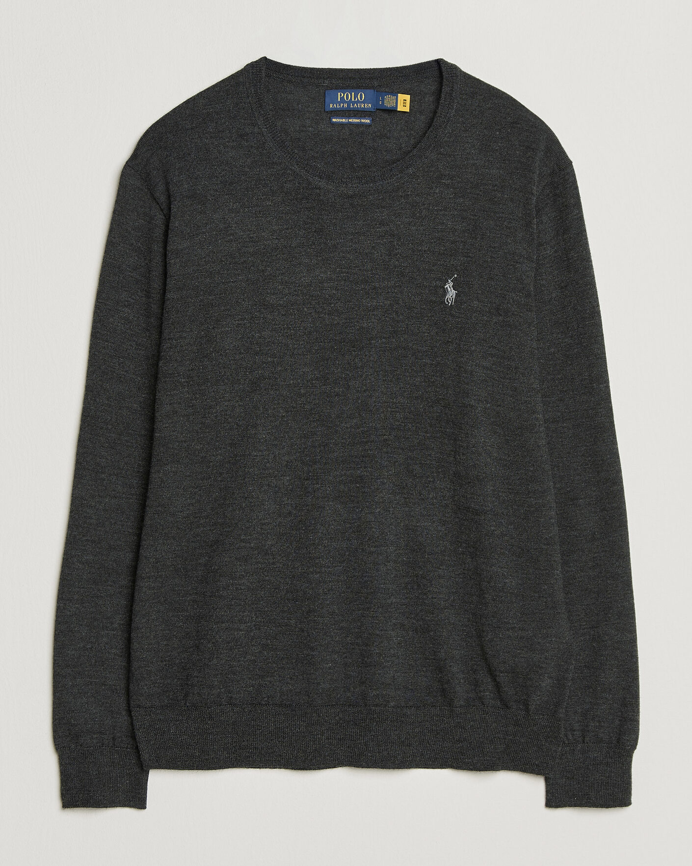 Herren | Pullover | Polo Ralph Lauren | Long Sleeve Pullover Dark Granite