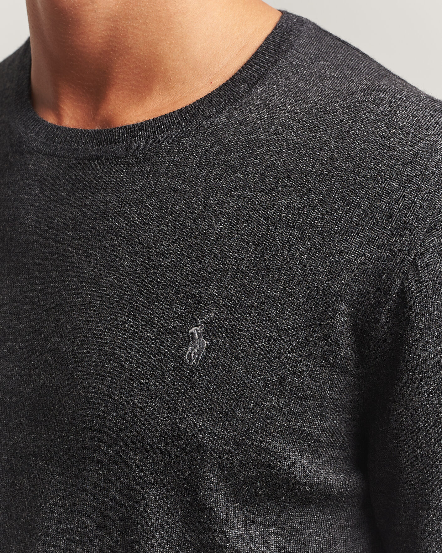 Herren | Pullover | Polo Ralph Lauren | Long Sleeve Pullover Dark Granite