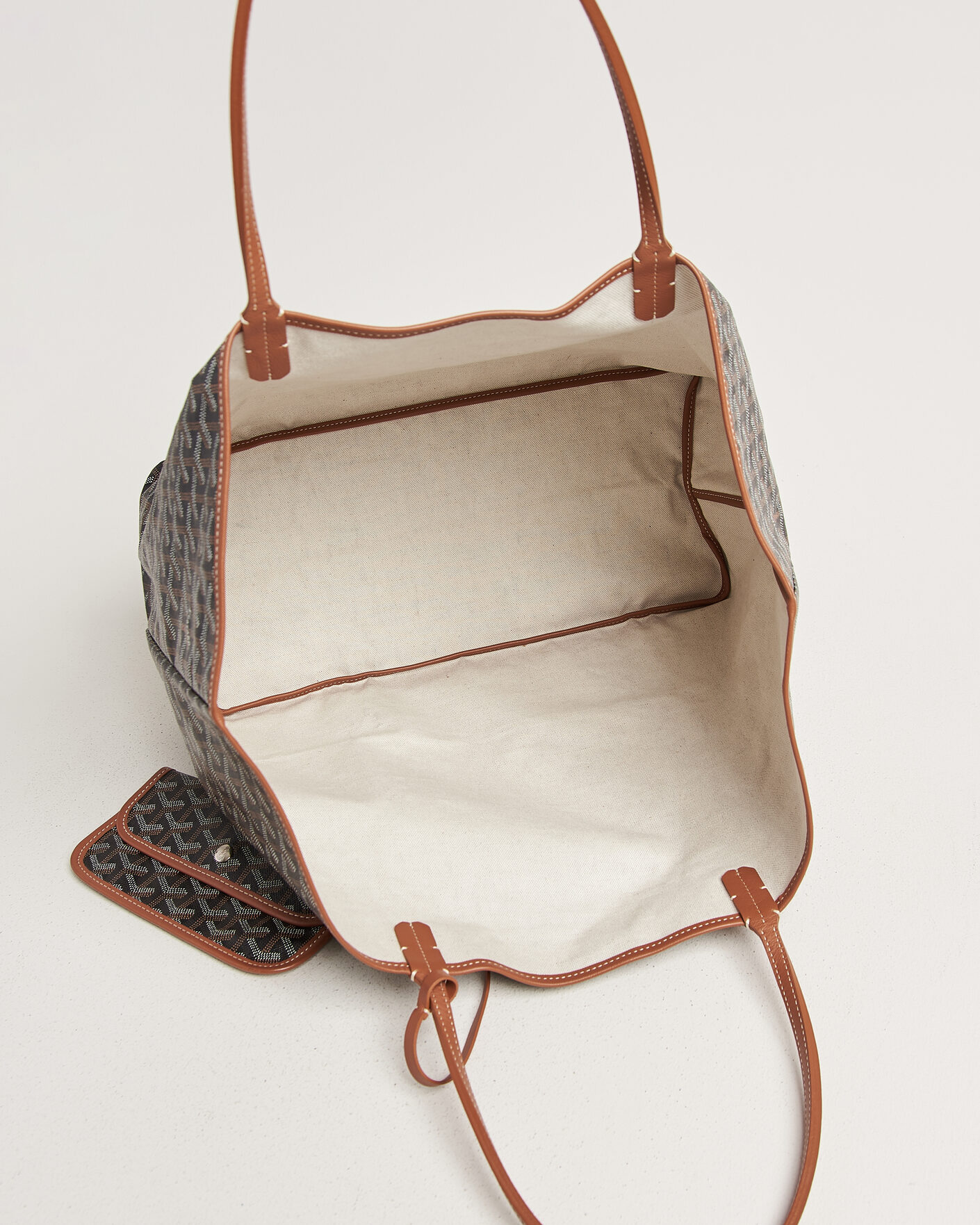 Herren | Pre-Owned & Vintage Bags | Goyard Pre-Owned | Saint Louis GM Coated Canvas Tote Bag Black