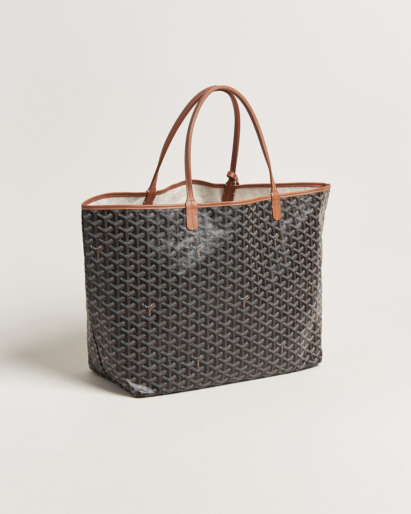 Herren | Pre-Owned & Vintage Bags | Goyard Pre-Owned | Saint Louis GM Coated Canvas Tote Bag Black