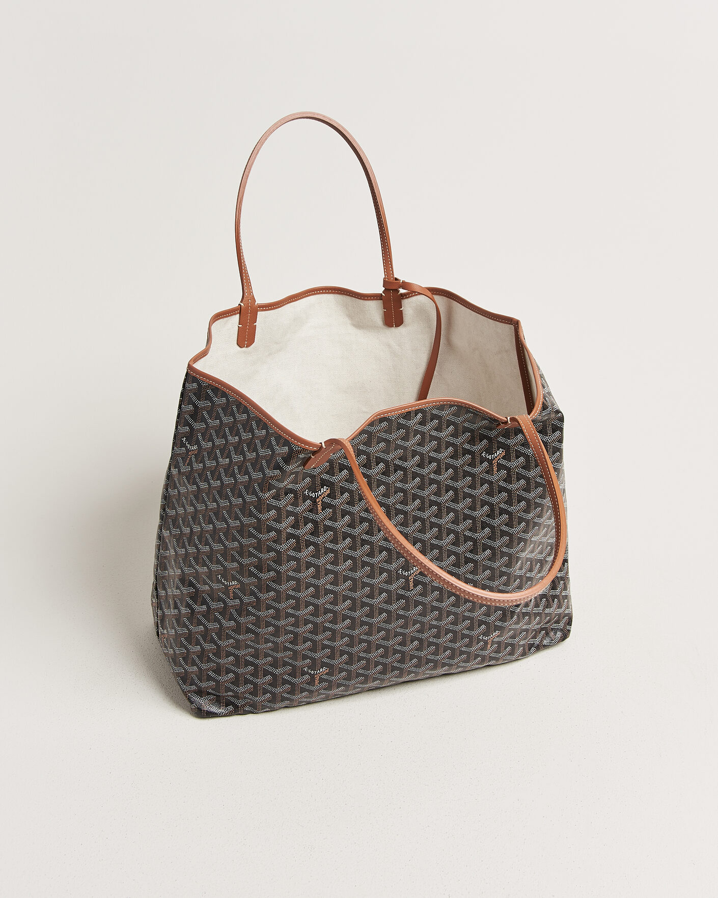 Herren | Pre-Owned & Vintage Bags | Goyard Pre-Owned | Saint Louis GM Coated Canvas Tote Bag Black