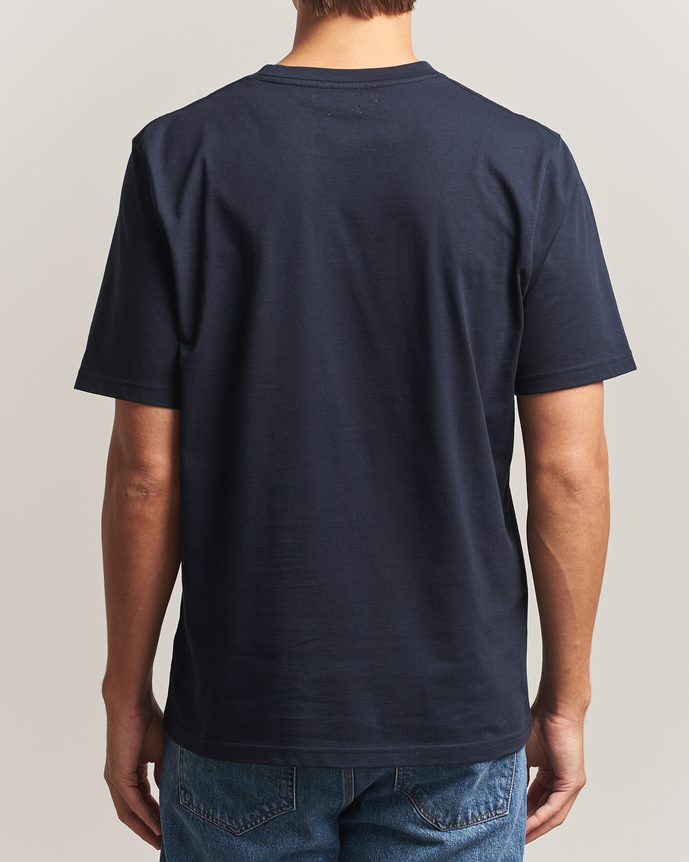 Herren | T-Shirts | Samsøe Samsøe | Thomas Cotton T-Shirt Salute Navy