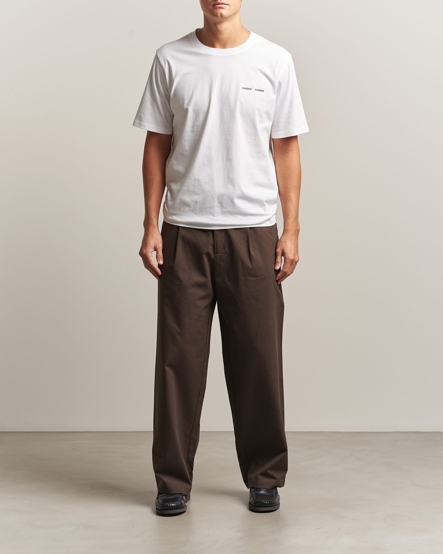 Herren | T-Shirts | Samsøe Samsøe | Thomas Cotton T-Shirt White