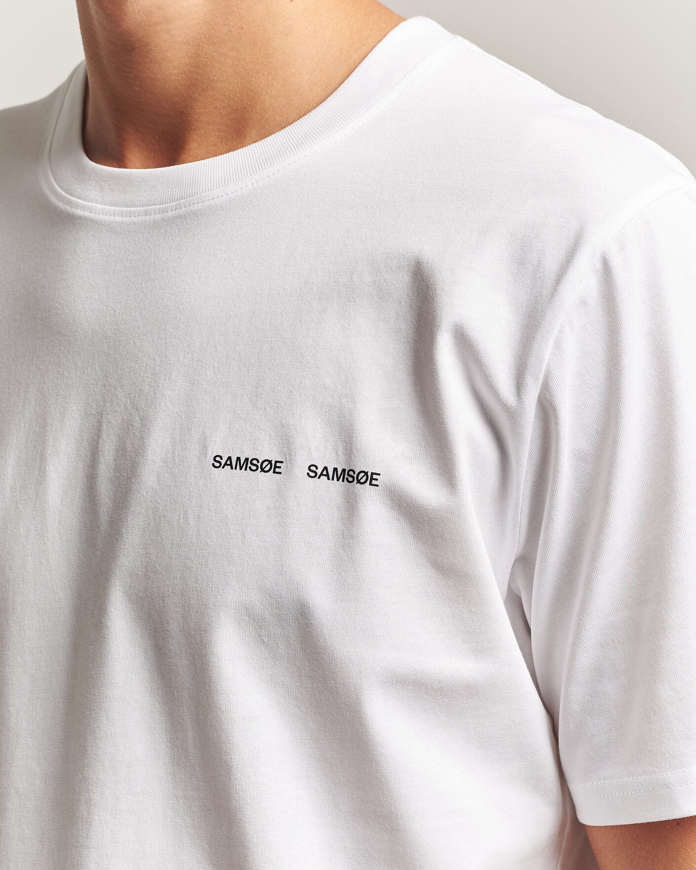 Herren | T-Shirts | Samsøe Samsøe | Thomas Cotton T-Shirt White