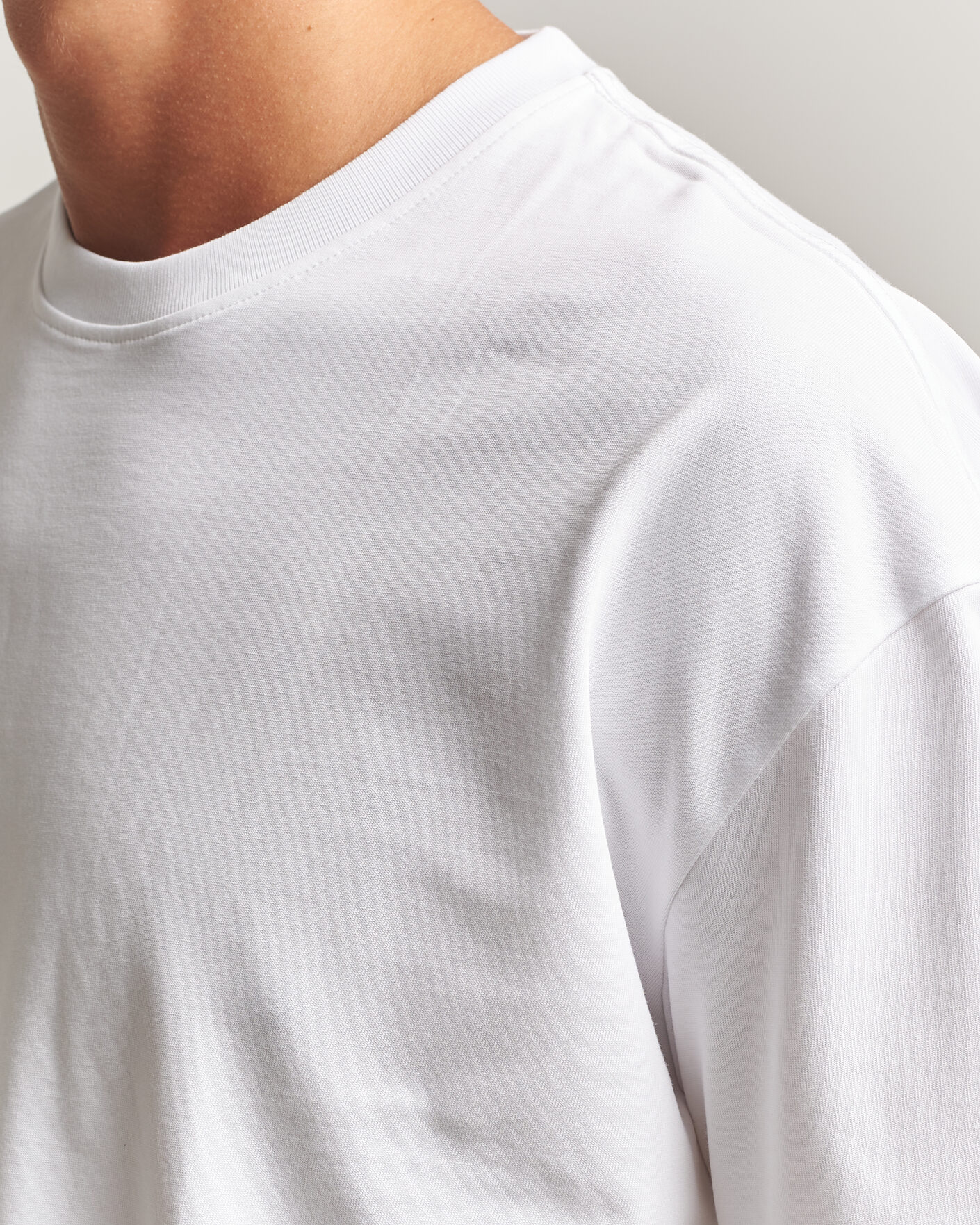 Herren | T-Shirts | Samsøe Samsøe | Jason Heavy Cotton T-Shirt White