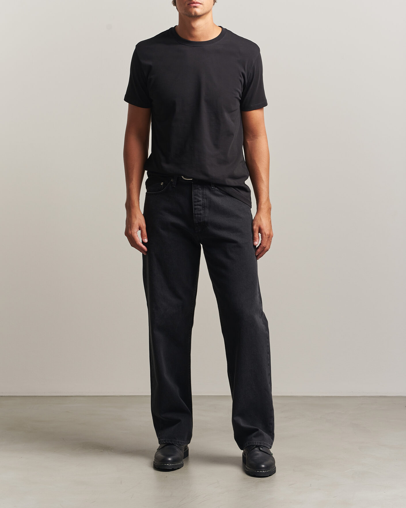Herren | T-Shirts | Samsøe Samsøe | Kronos Cotton T-Shirt Black
