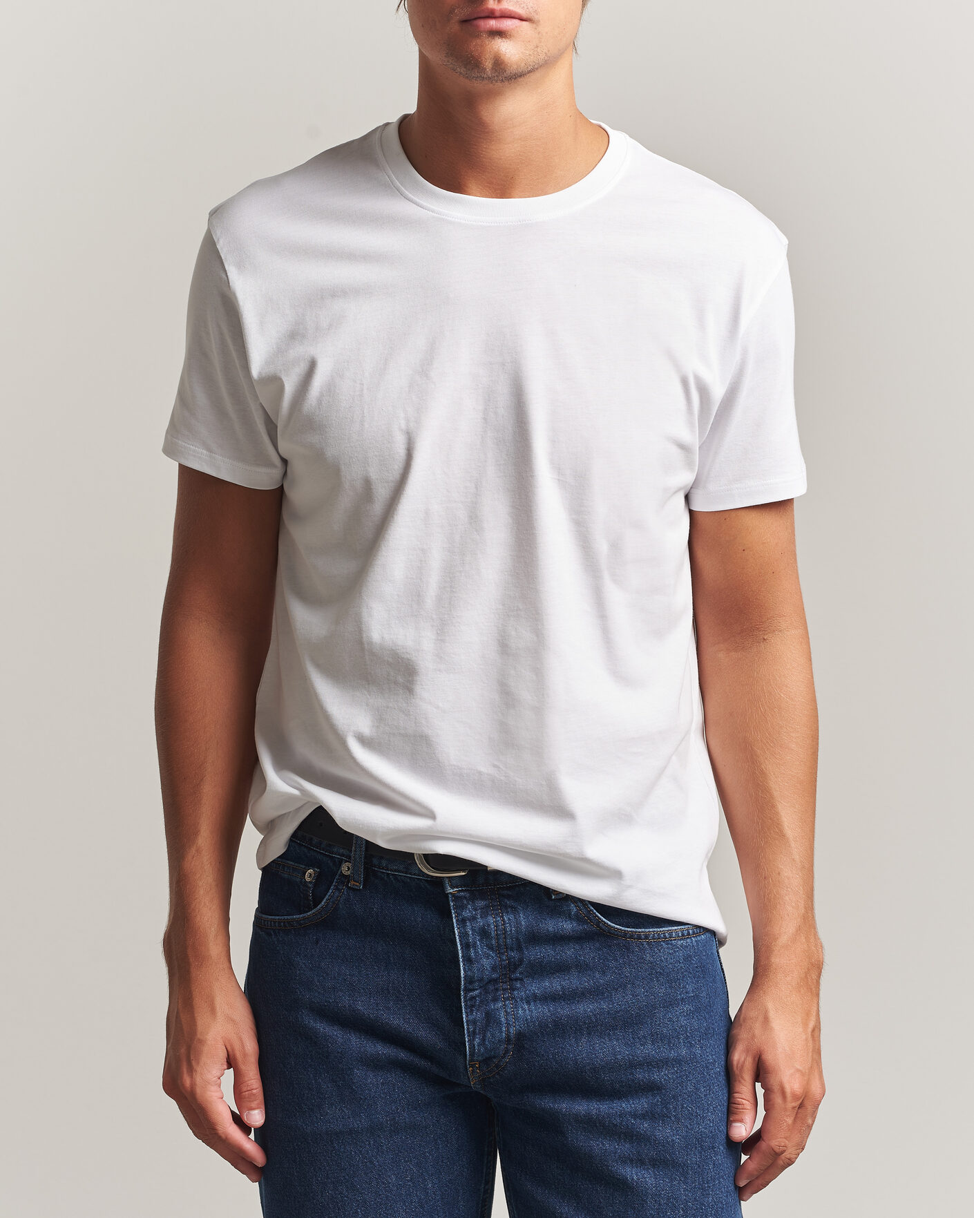 Herren | T-Shirts | Samsøe Samsøe | Kronos Cotton T-Shirt White