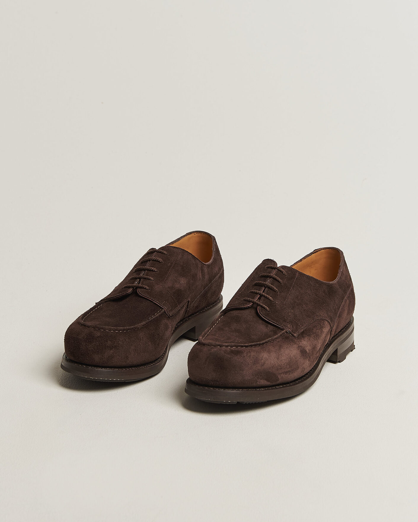 Herren | Derby | J.M. Weston | Golf Derby Dark Brown Suede