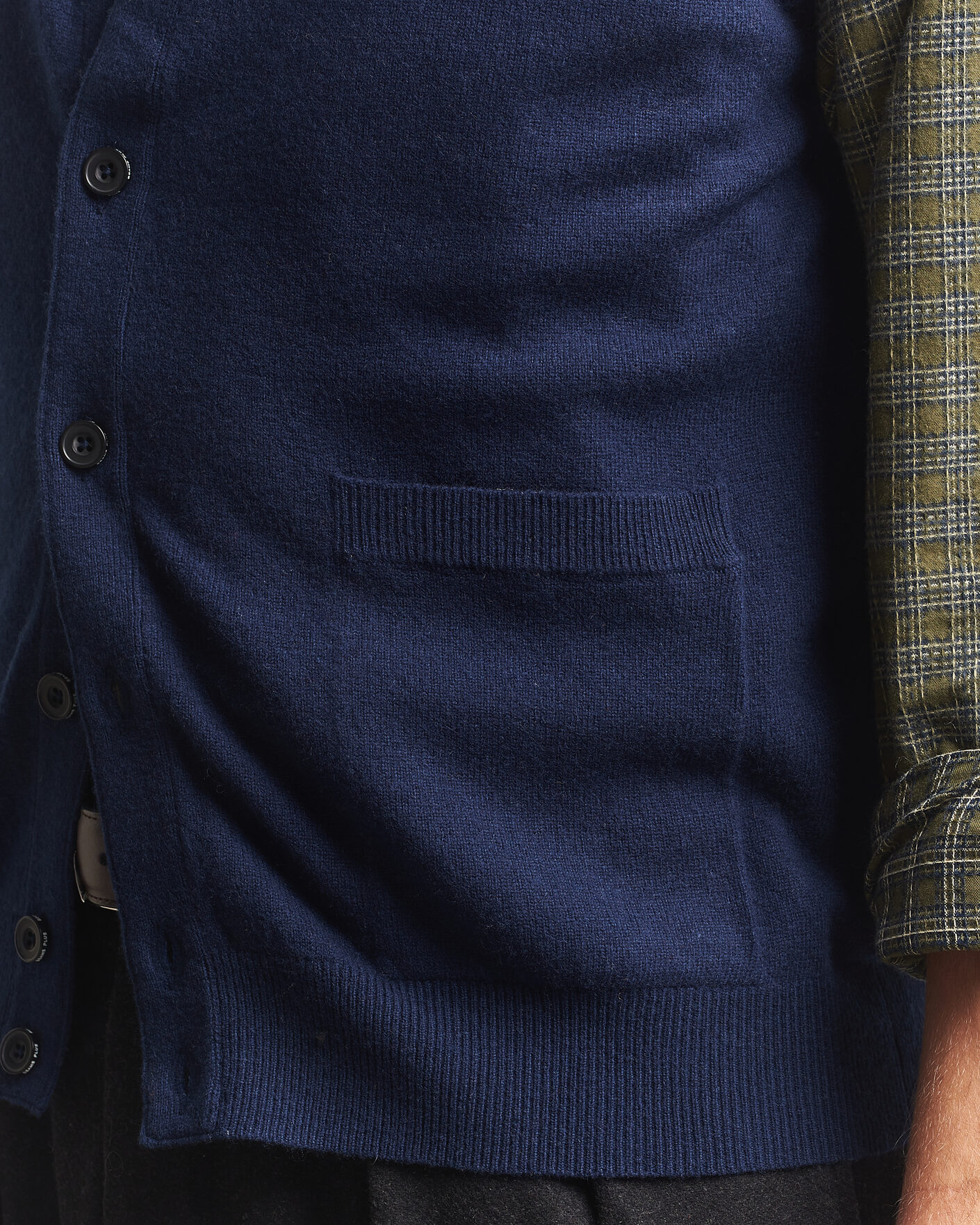 Herren | Pullover | BEAMS PLUS | Button Knit Vest Navy