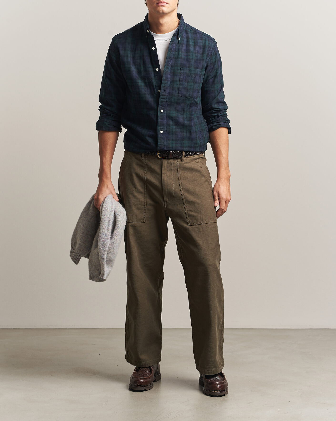 Herren | Hemden | BEAMS PLUS | Button Down Shirt Black Watch