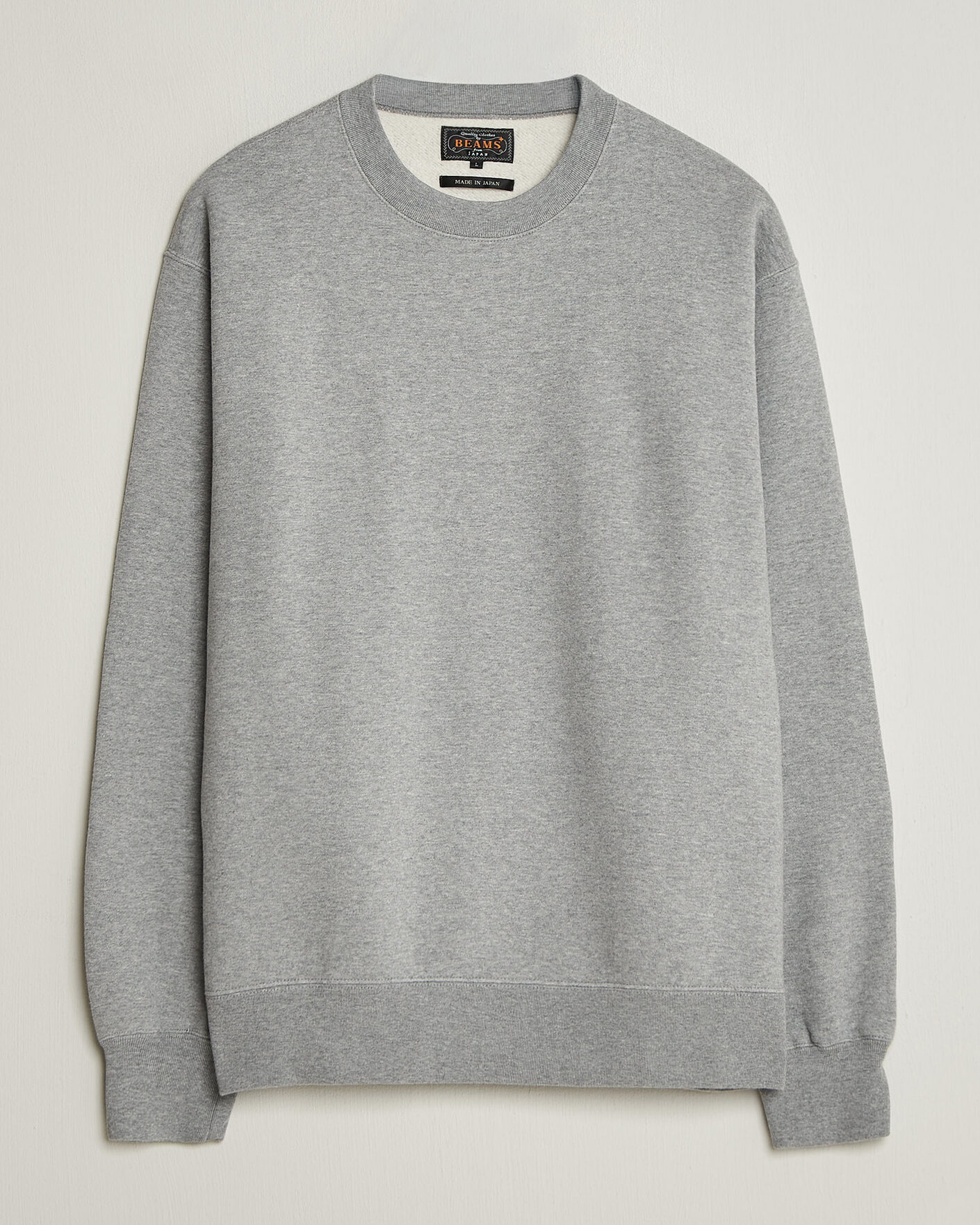 Herren | Pullover | BEAMS PLUS | Soft Sweat Crew Neck Grey