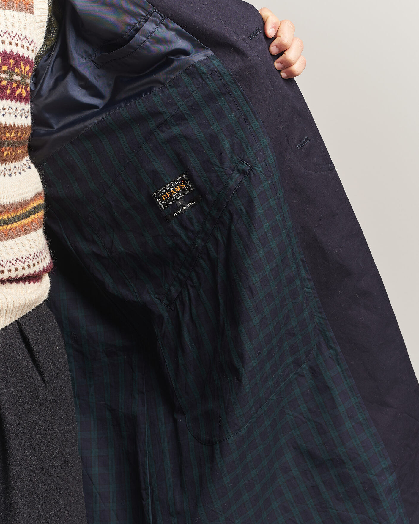 Herren | Jacken | BEAMS PLUS | Oxford Over Coat Navy