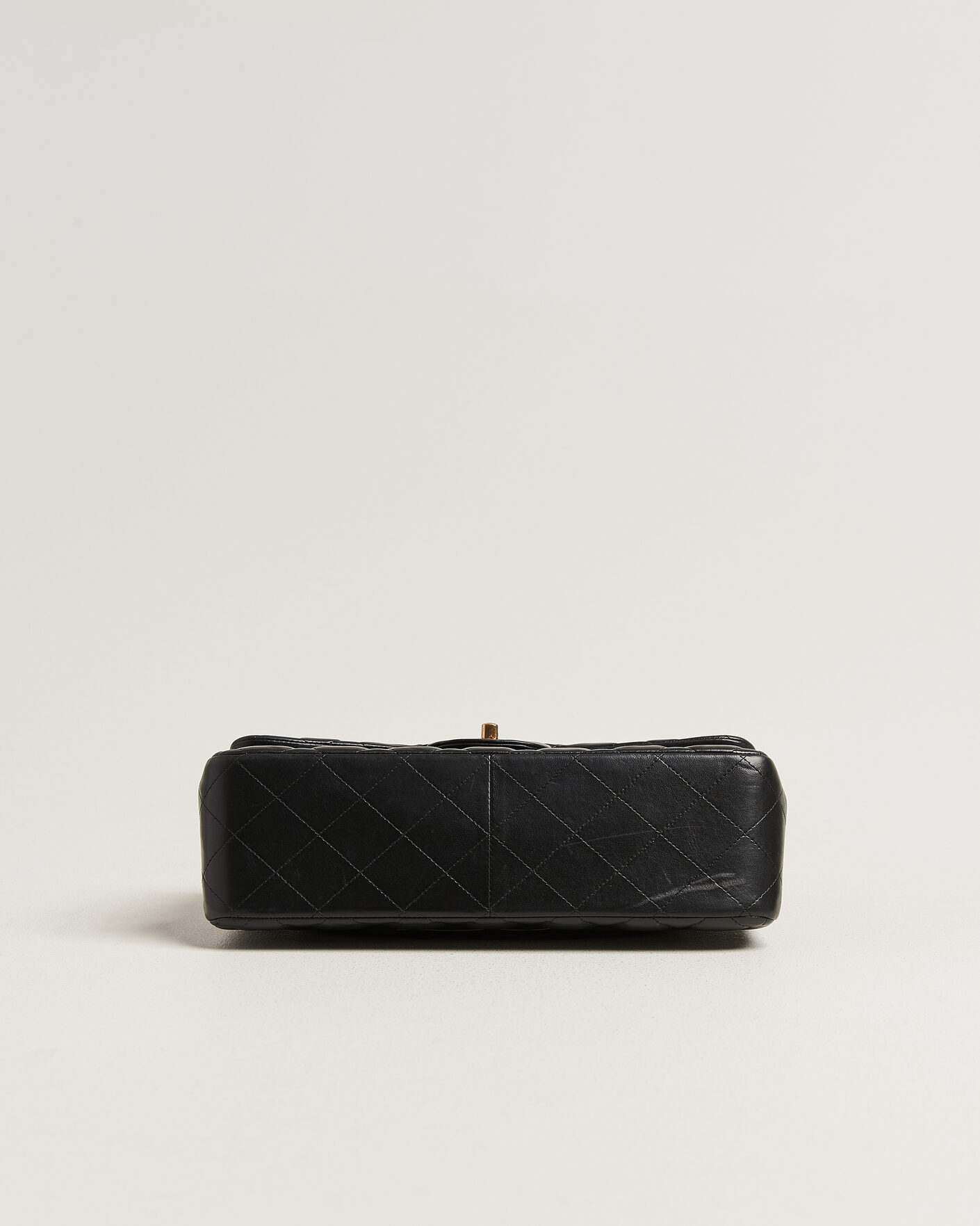 Herren | Pre-Owned & Vintage Bags | Chanel Pre-Owned | Classic Jumbo Double Flap Bag Lambskin Black