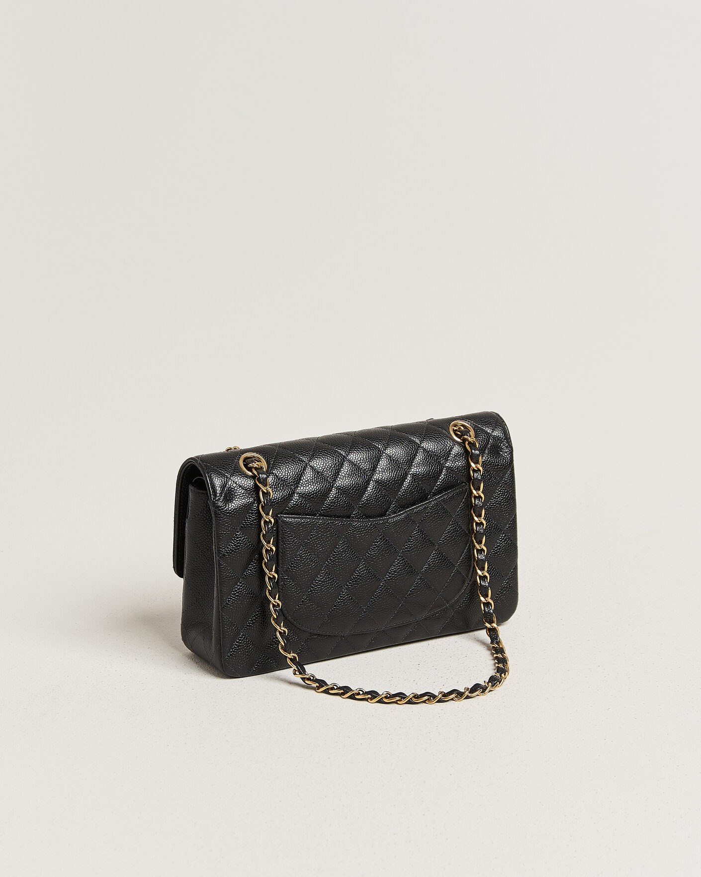 Herren | Pre-Owned & Vintage Bags | Chanel Pre-Owned | Classic Medium Double Flap Bag Caviar Black