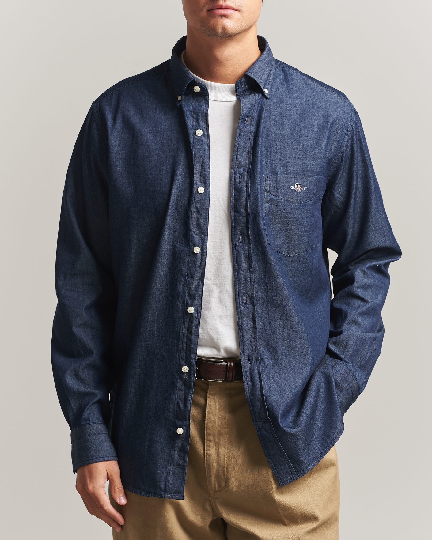 Herren | Hemden | Gant | Regular Fit Indigo Shirt Dark Indigo
