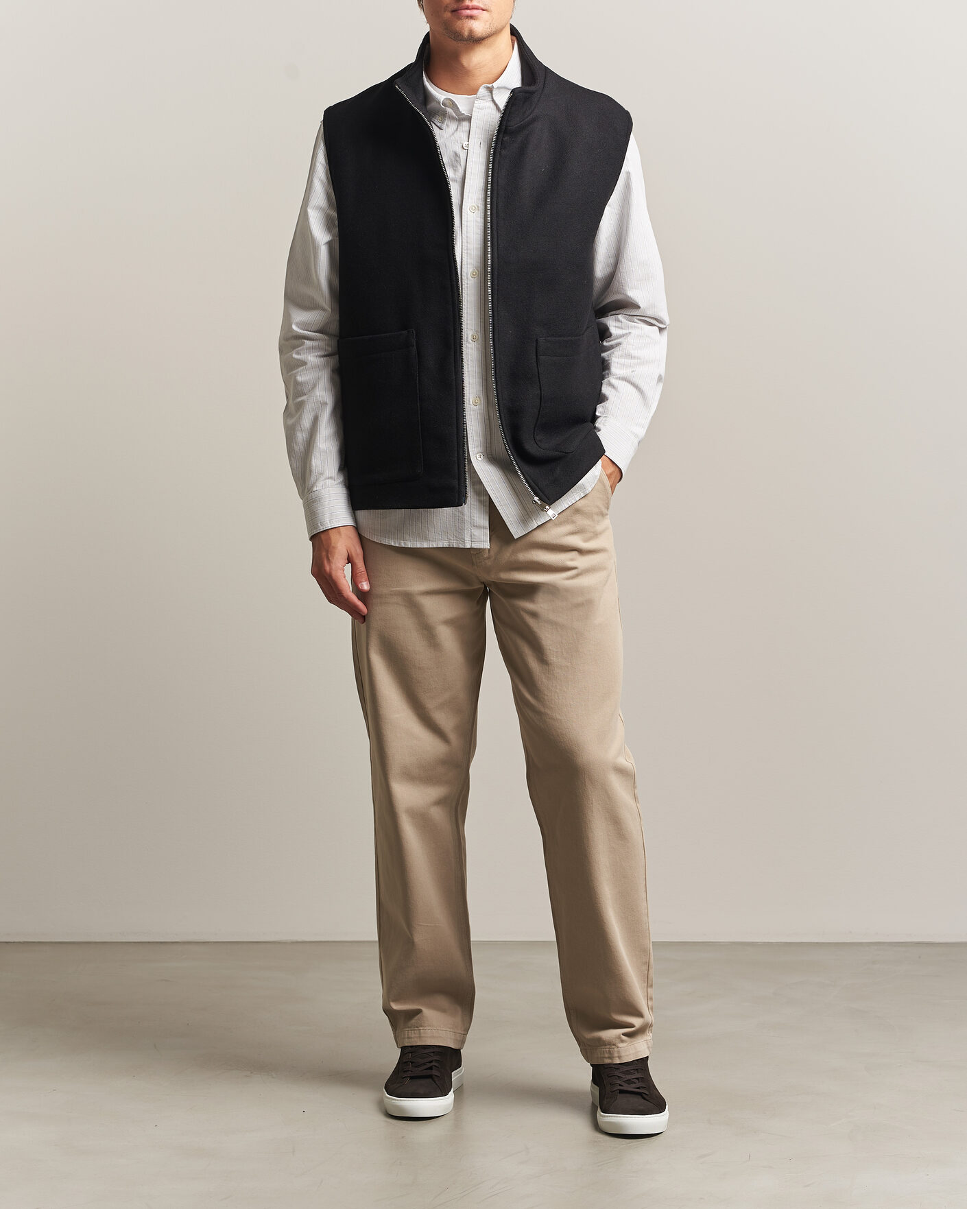 Herren | Westen | A Day's March | Canora Lined Wool Vest Black