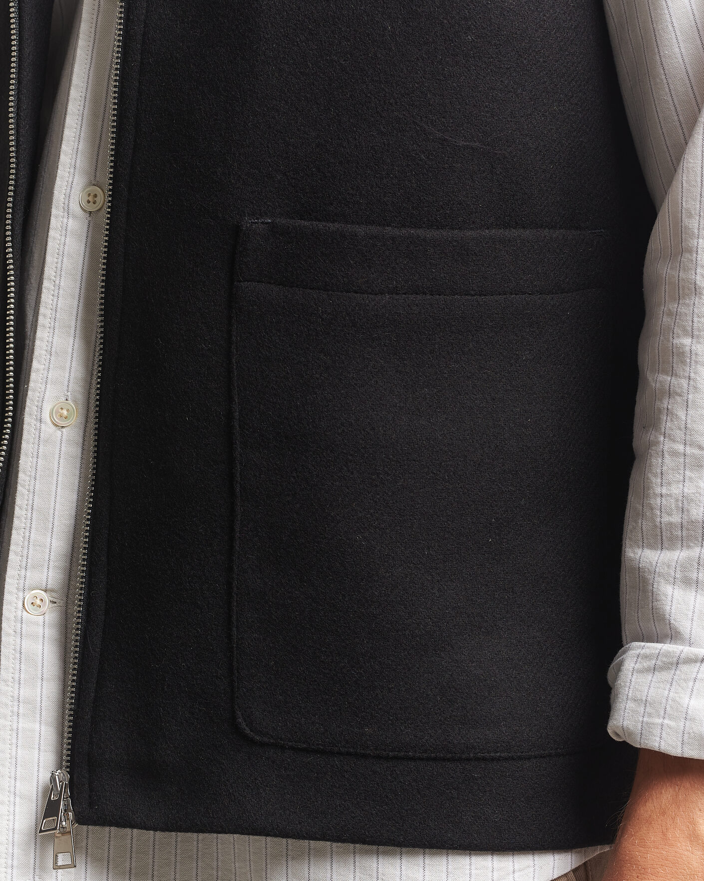 Herren | Westen | A Day's March | Canora Lined Wool Vest Black