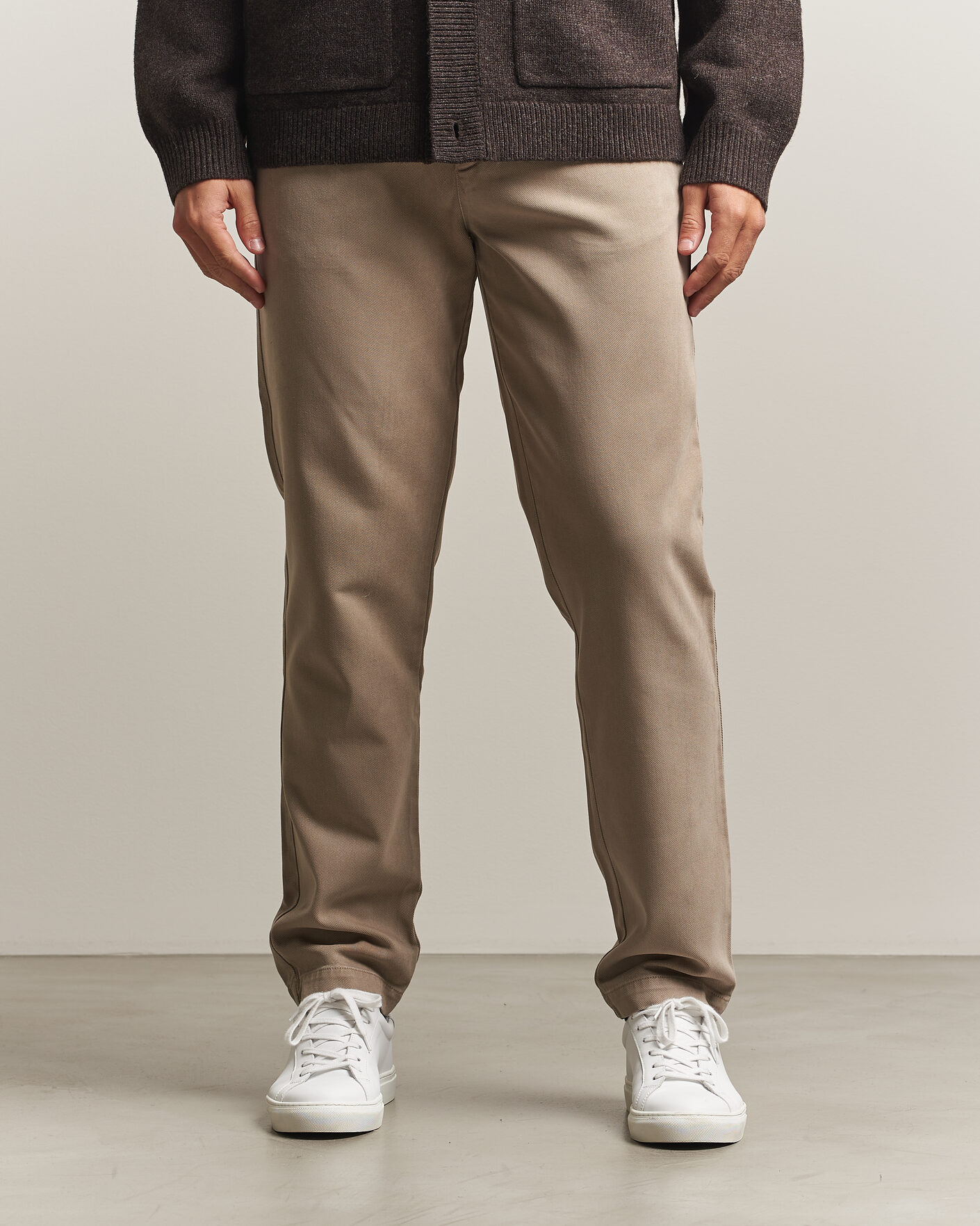 Herren | Hosen | A Day's March | Miller Cotton/Lyocell Trousers Greige