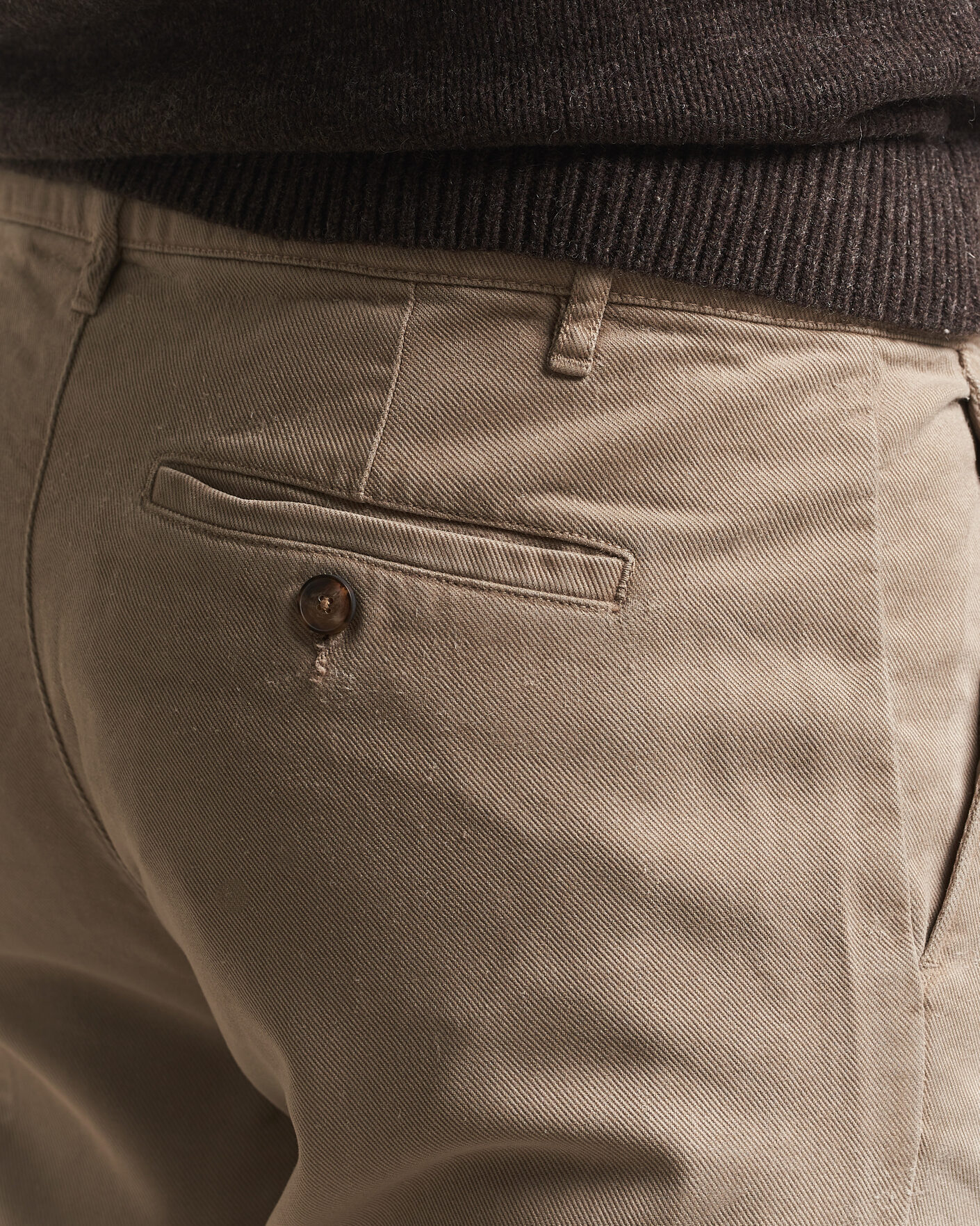 Herren | Hosen | A Day's March | Miller Cotton/Lyocell Trousers Greige