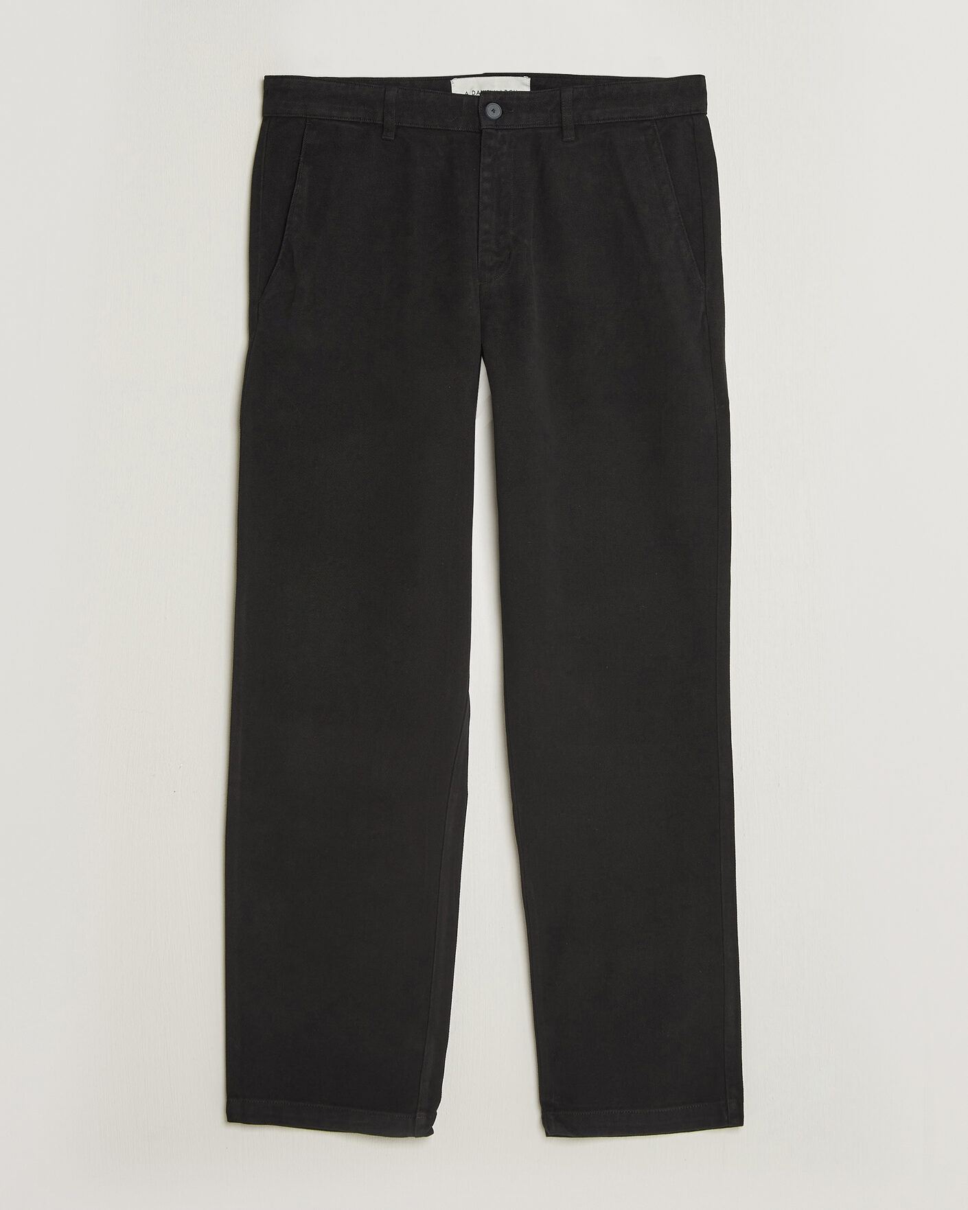 Herren | Hosen | A Day's March | Miller Cotton/Lyocell Trousers Black