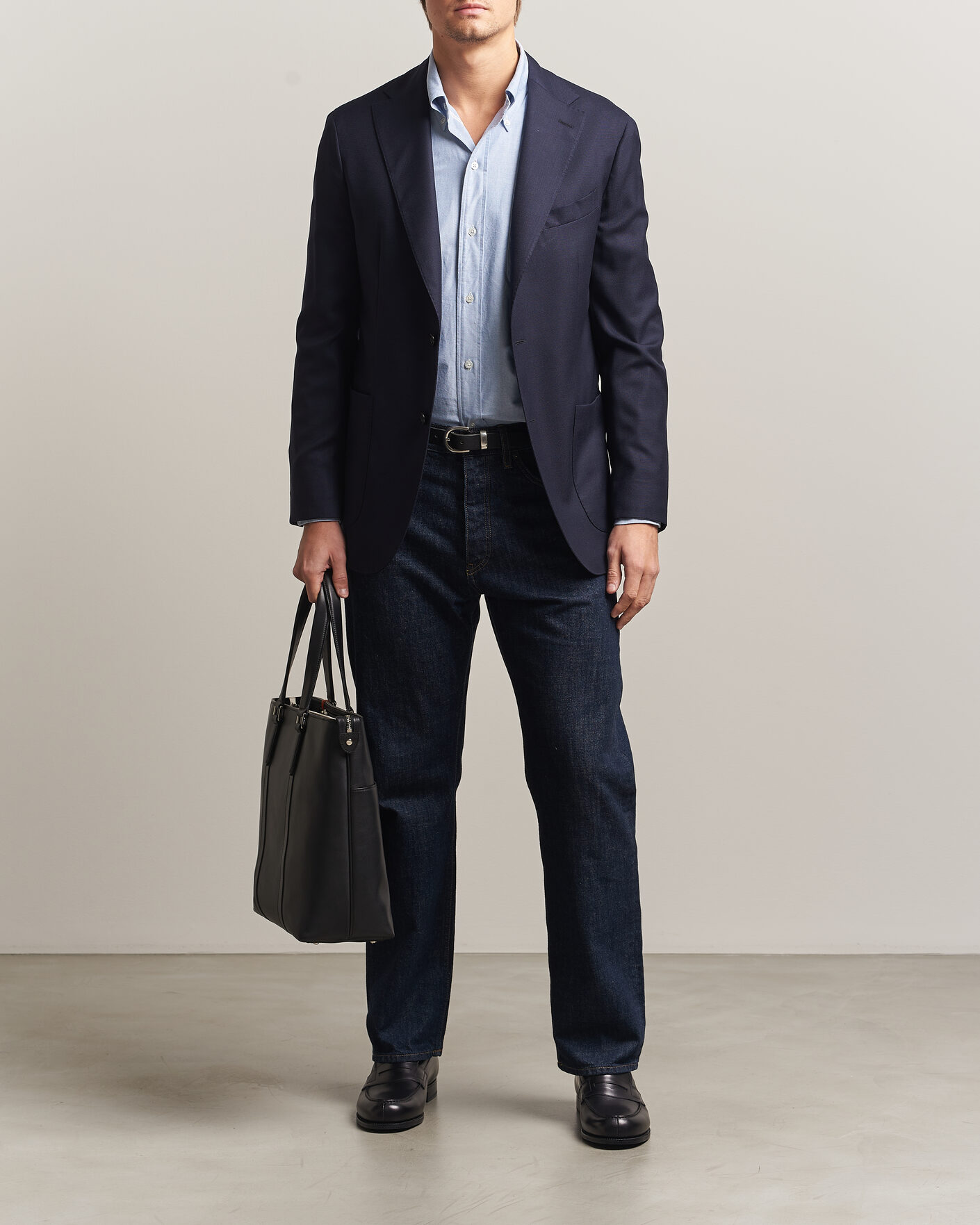 Herren | Sakkos | Boglioli for Care of Carl | Boglioli K Jacket Exclusive Hopsack Blazer Navy