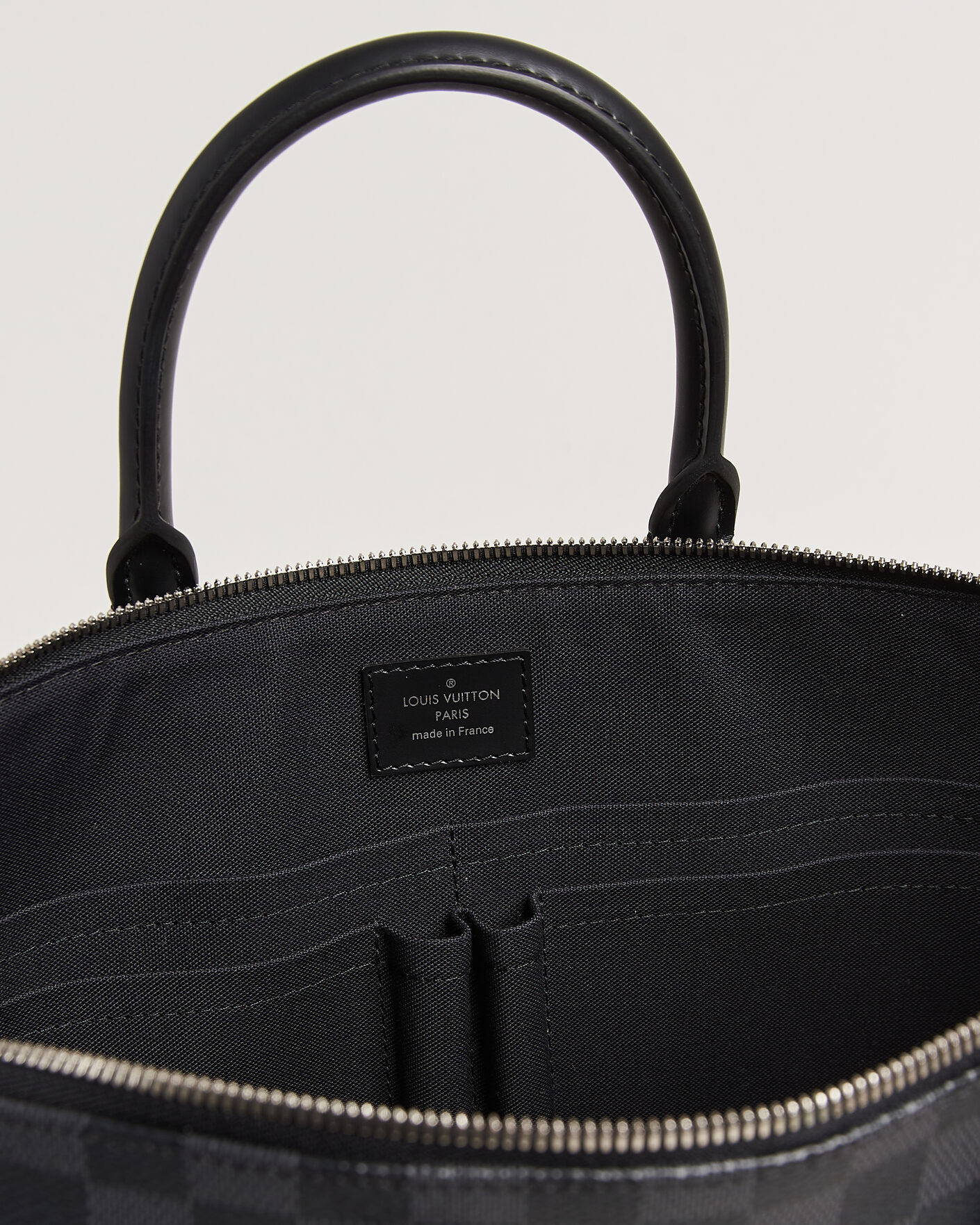Herren | Pre-Owned & Vintage Bags | Louis Vuitton Pre-Owned | Porte Documents Bag Damier Graphite