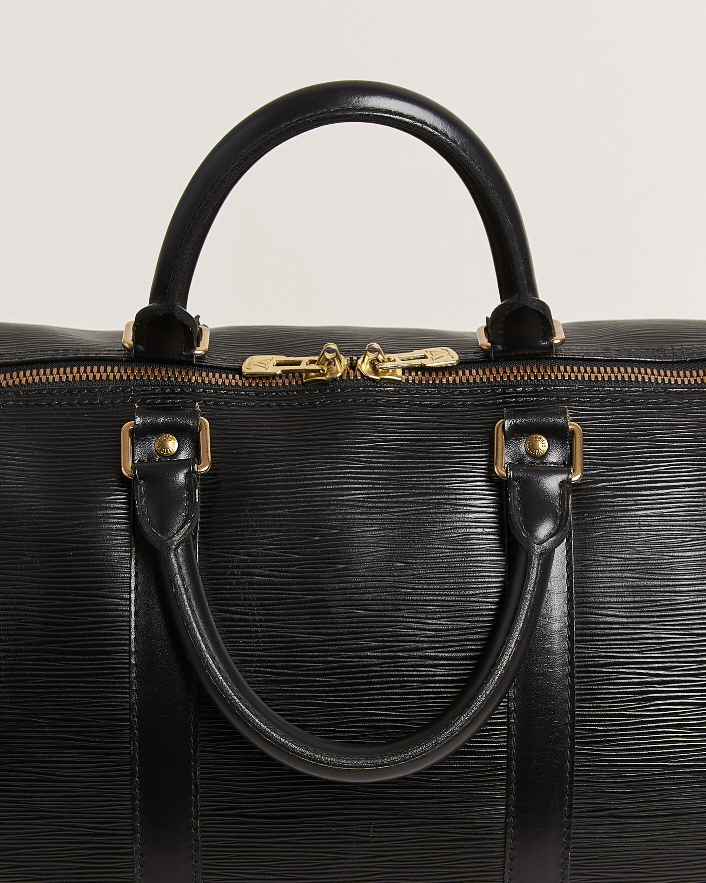 Herren | Pre-Owned & Vintage Bags | Louis Vuitton Pre-Owned | Keepall 50 Epi Leather Black