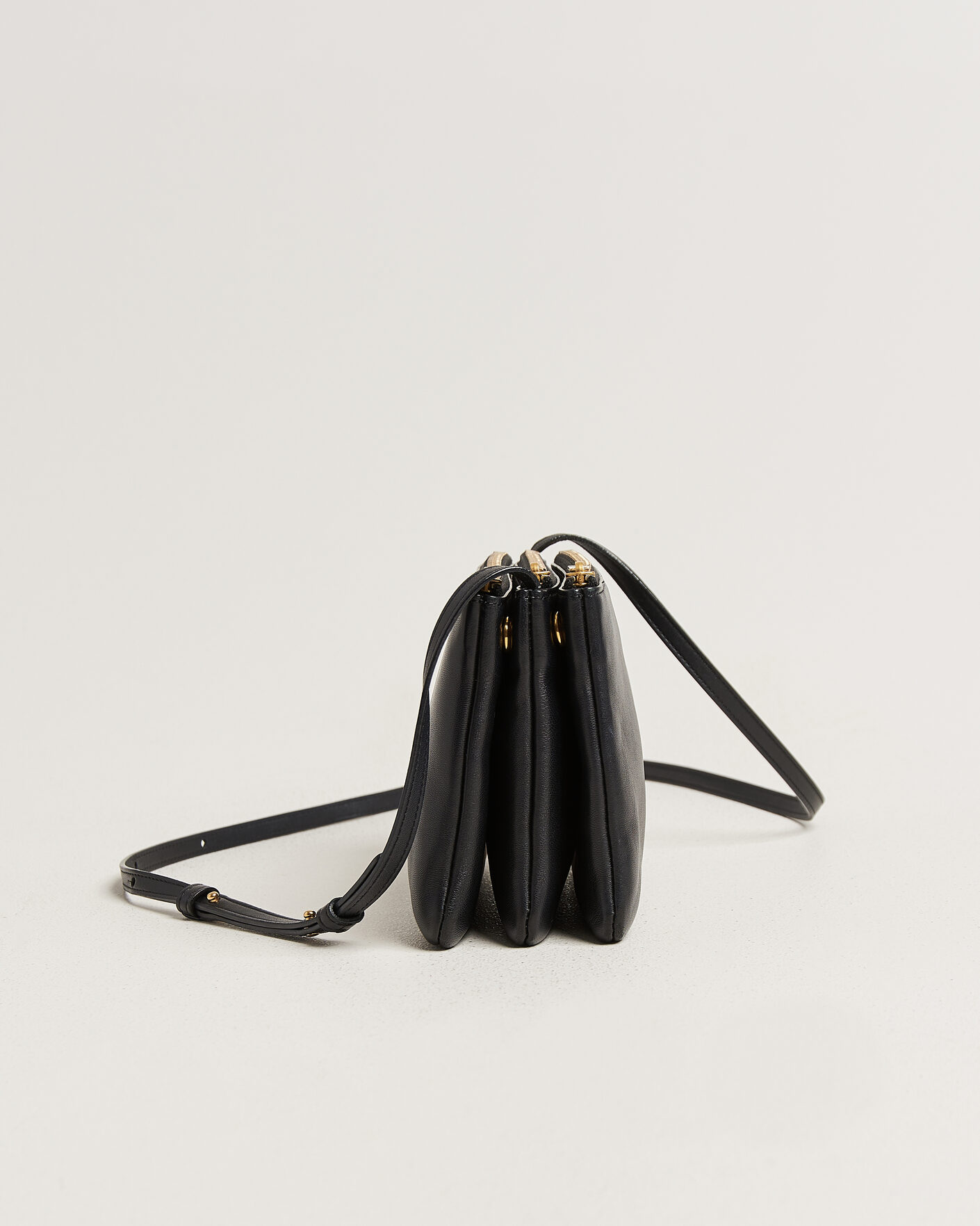 Herren | Pre-Owned & Vintage Bags | Celine Pre-Owned | Trio Bag Small Leather Black