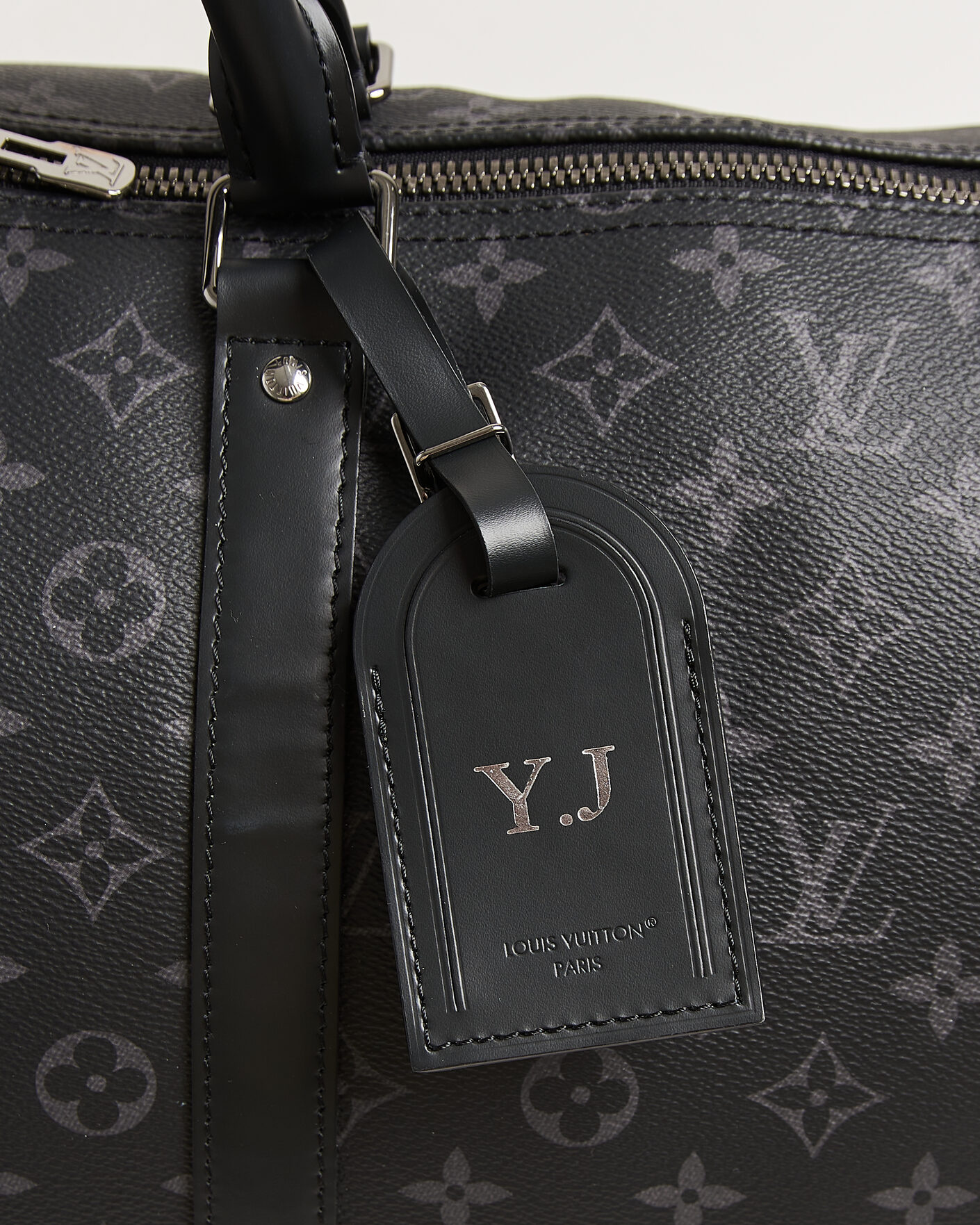 Herren | Pre-Owned & Vintage Bags | Louis Vuitton Pre-Owned | Keepall 55 Bandoulière Monogram Eclipse