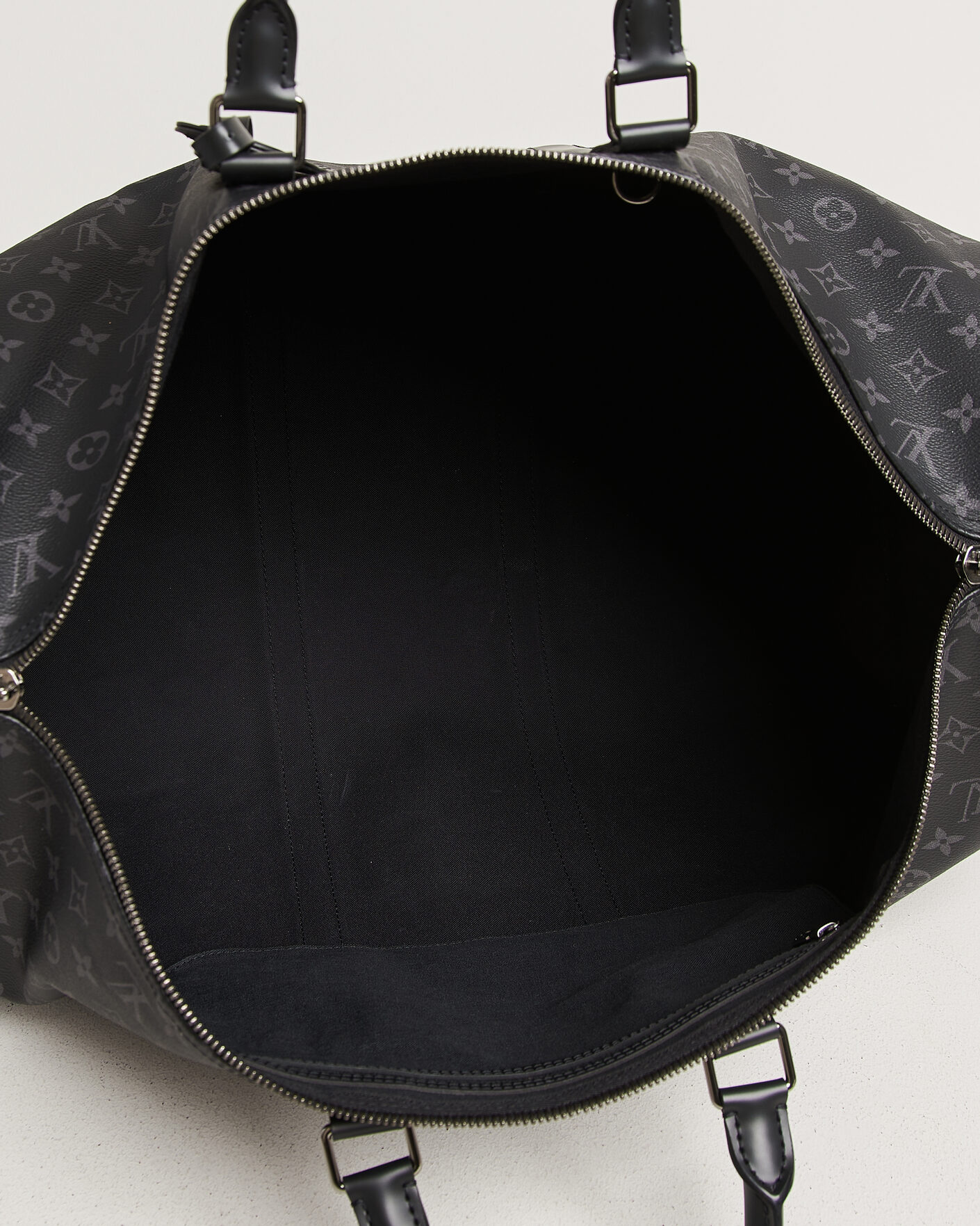 Herren | Pre-Owned & Vintage Bags | Louis Vuitton Pre-Owned | Keepall 55 Bandoulière Monogram Eclipse