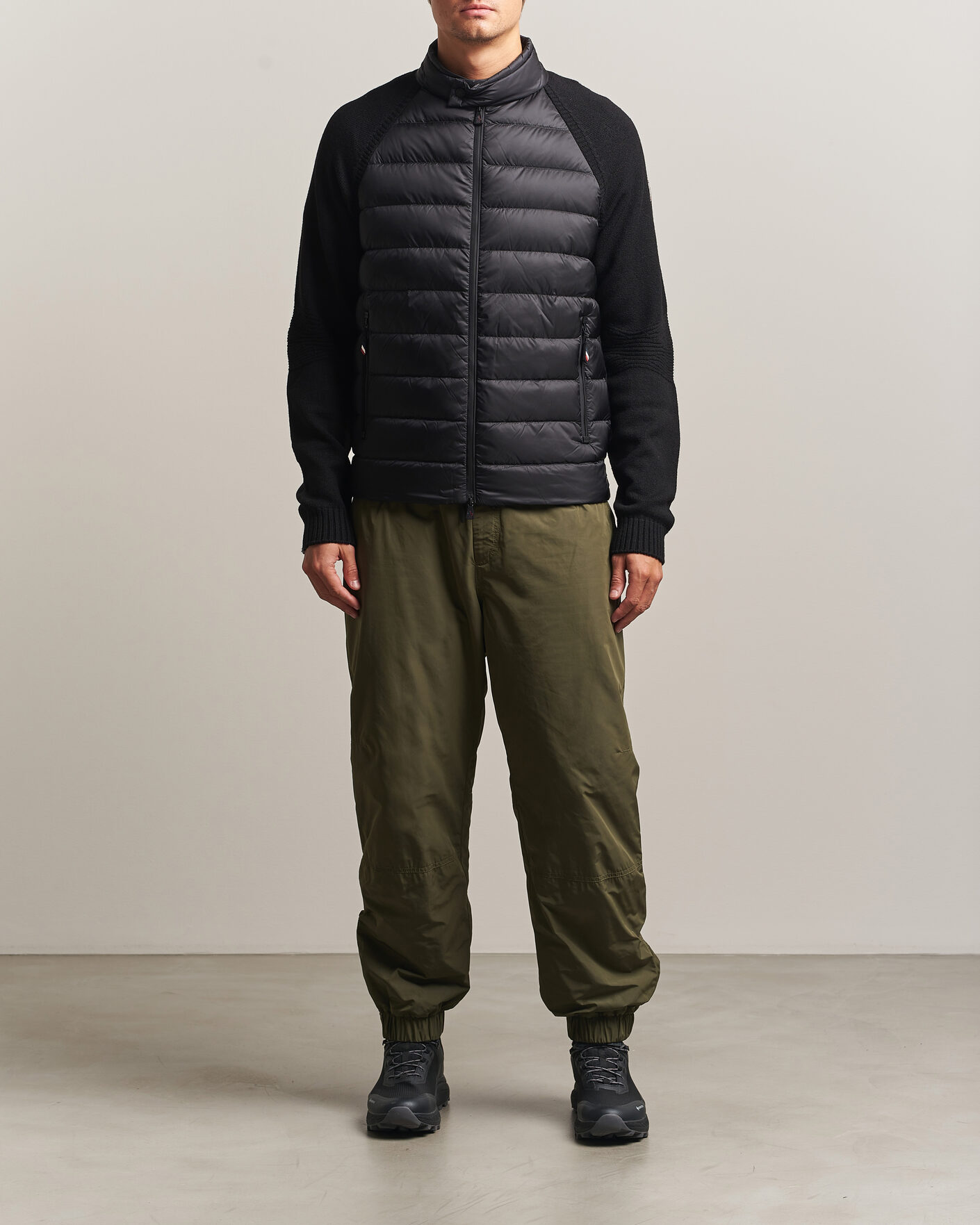 Herren | Jacken | Moncler Grenoble | Padded Hybrid Cardigan Black