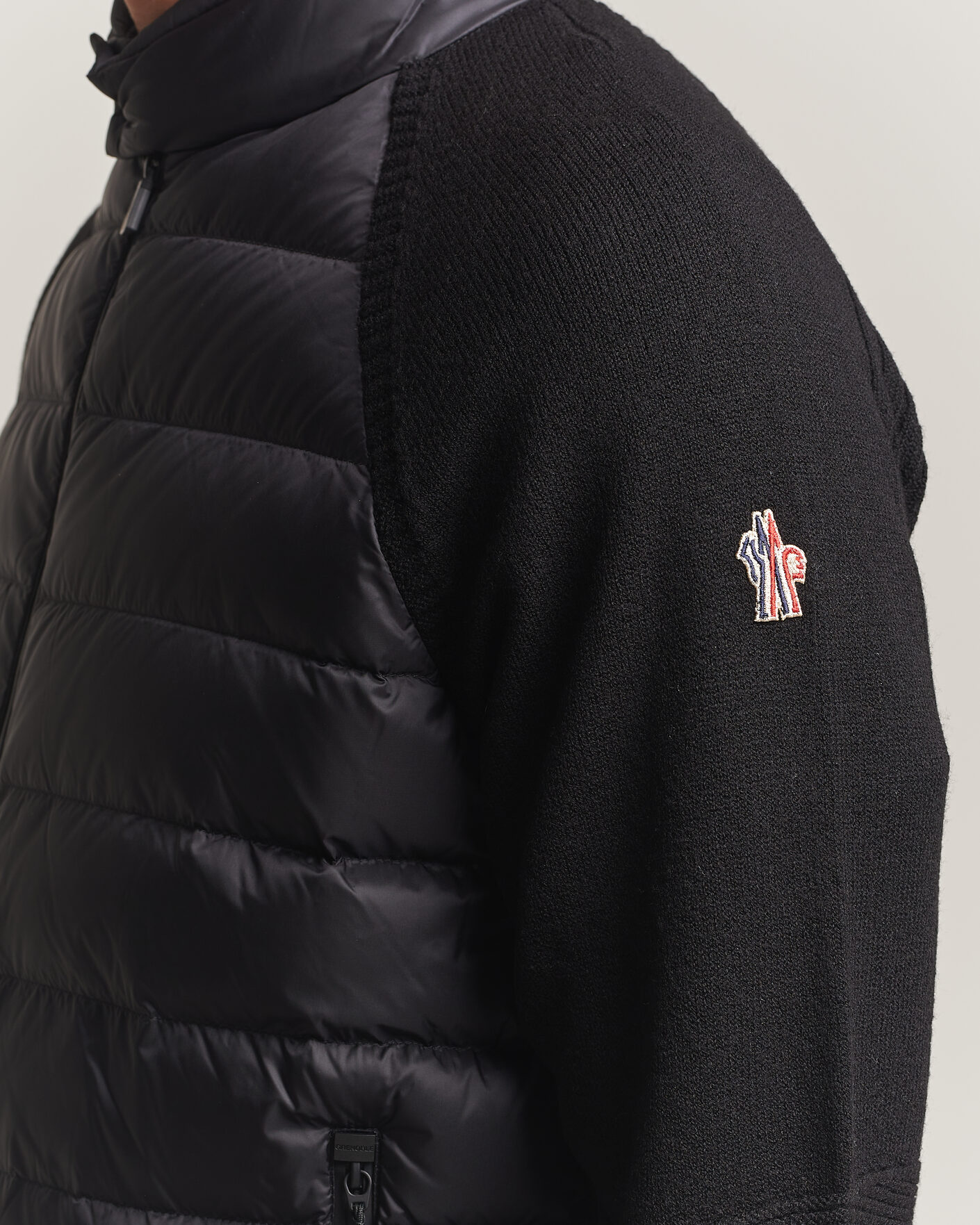 Herren | Jacken | Moncler Grenoble | Padded Hybrid Cardigan Black