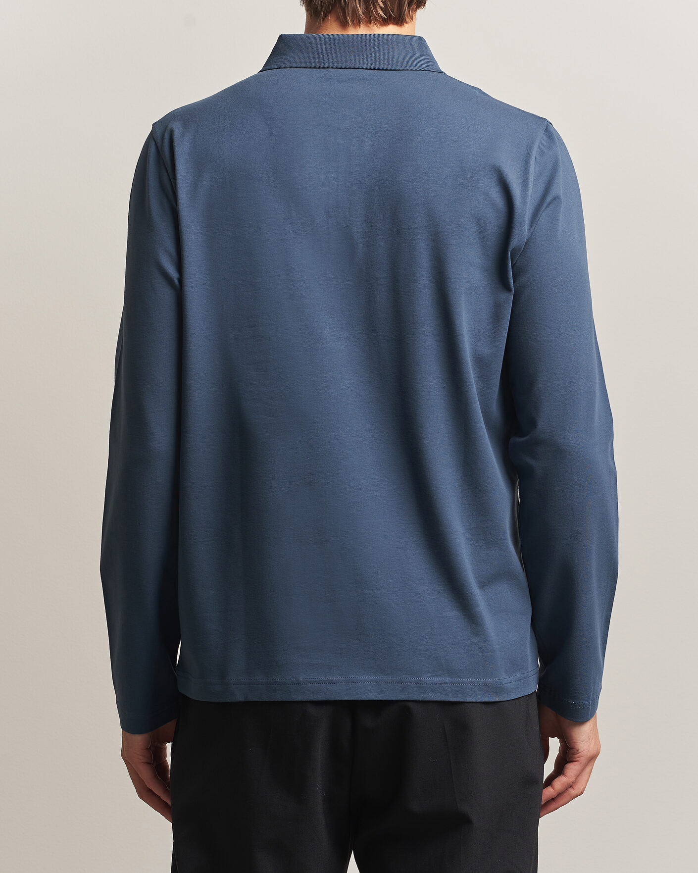 Herren | Poloshirts | Filippa K | Luke Lycra Polo Shirt Stone Blue
