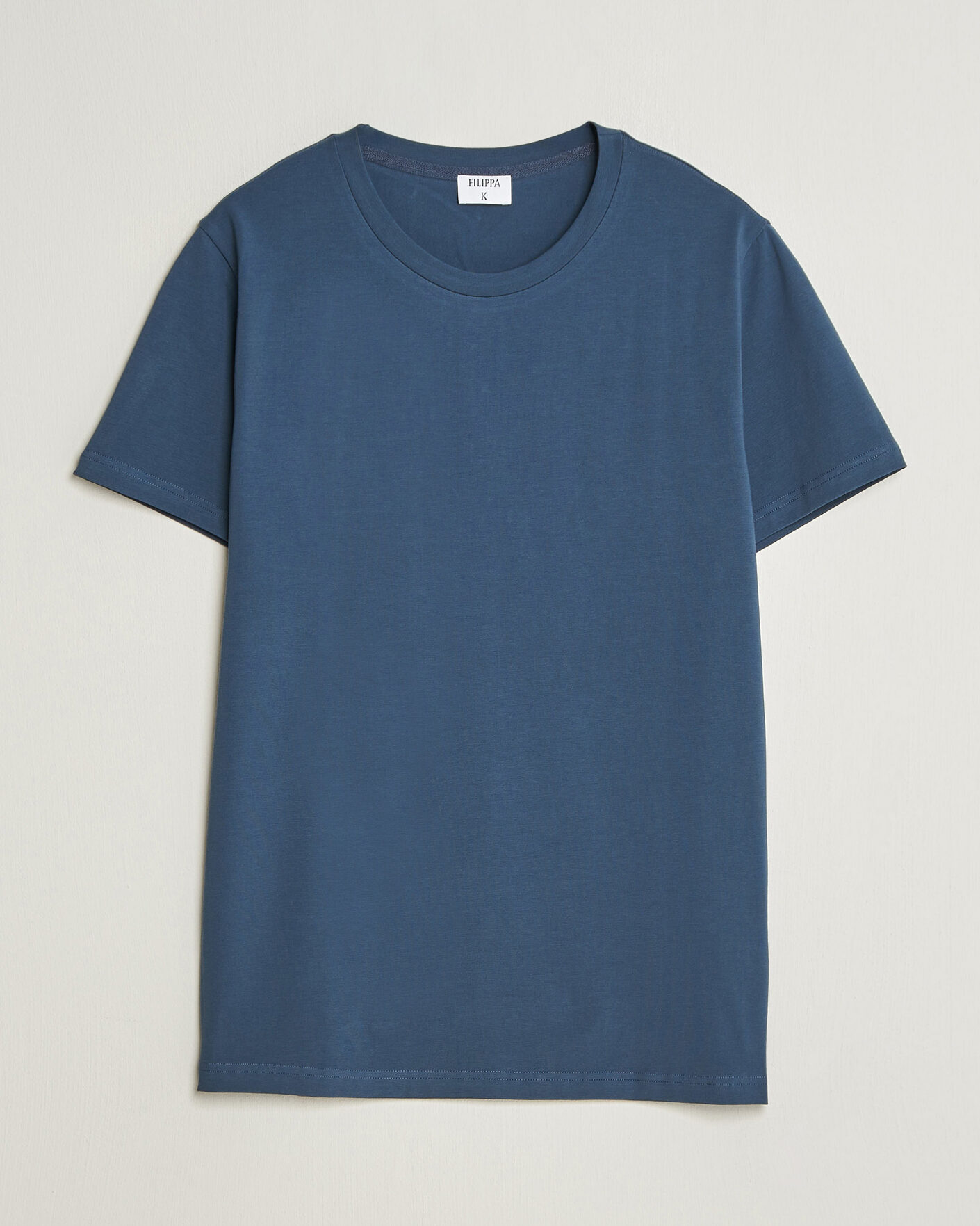 Herren | T-Shirts | Filippa K | Soft Lycra T-Shirt Stone Blue