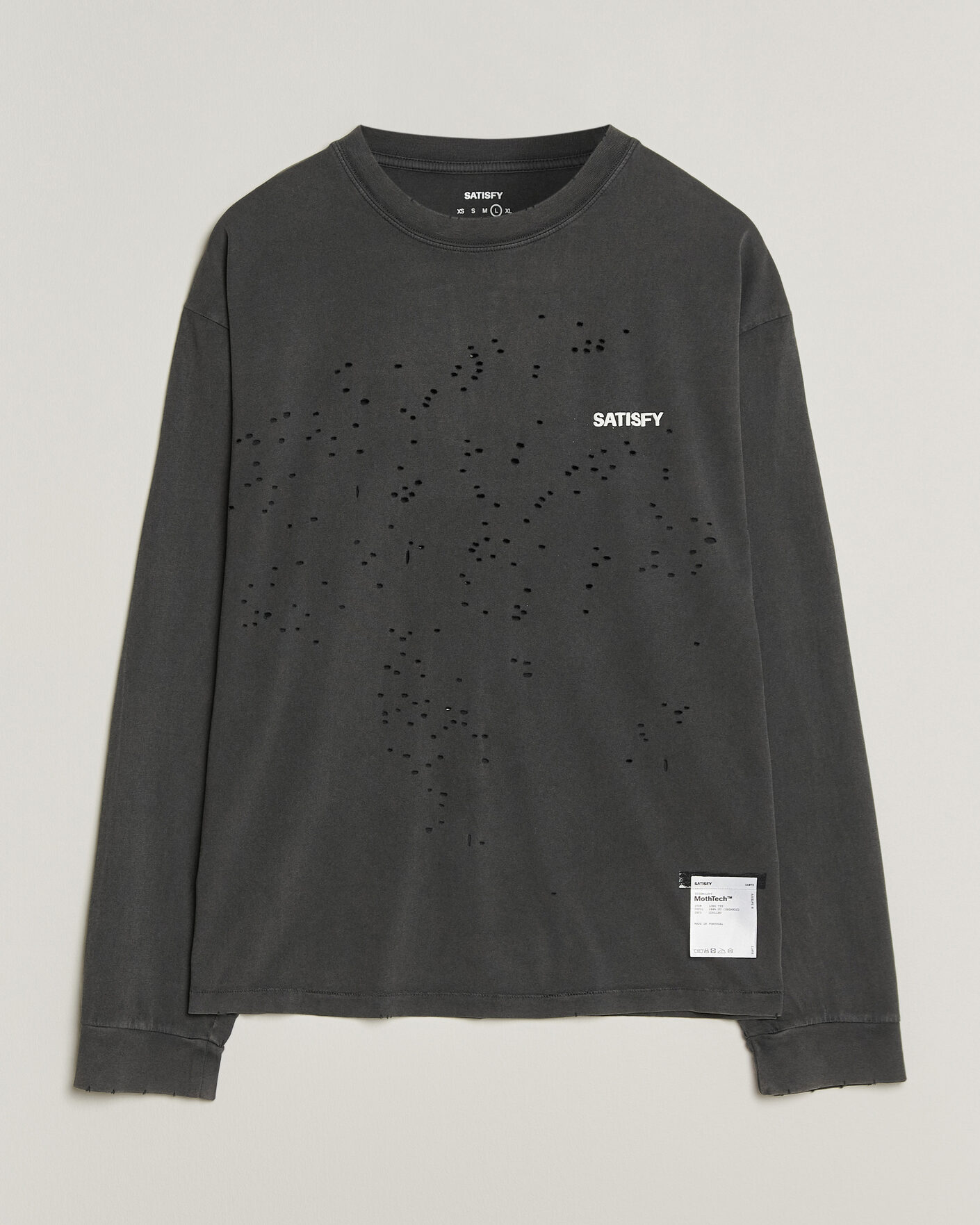 Herren | T-Shirts | Satisfy | MothTech Long Sleeve T-Shirt Aged Black