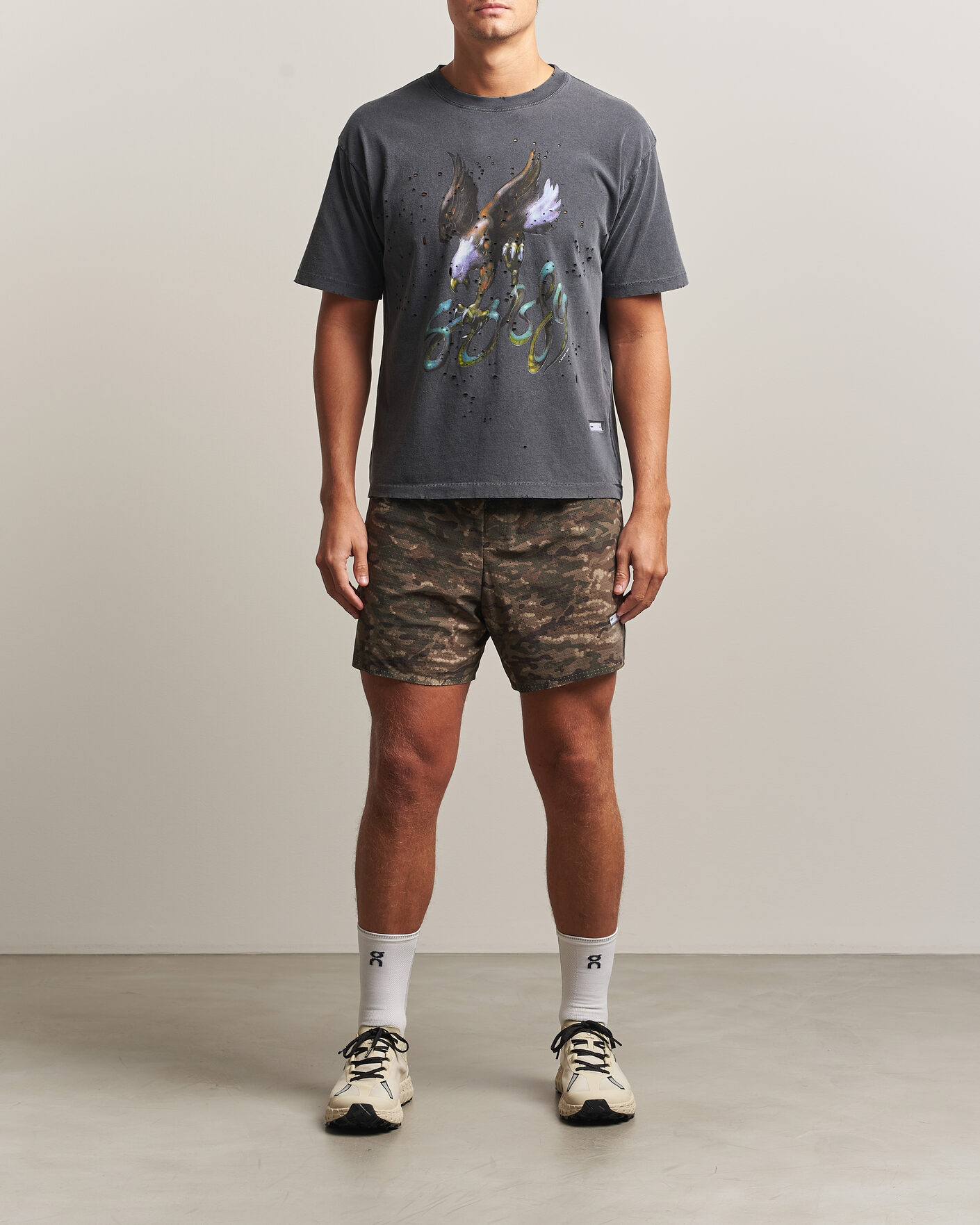 Herren | Shorts | Satisfy | Space-O 5 Inch Shorts Overland Trek Camo