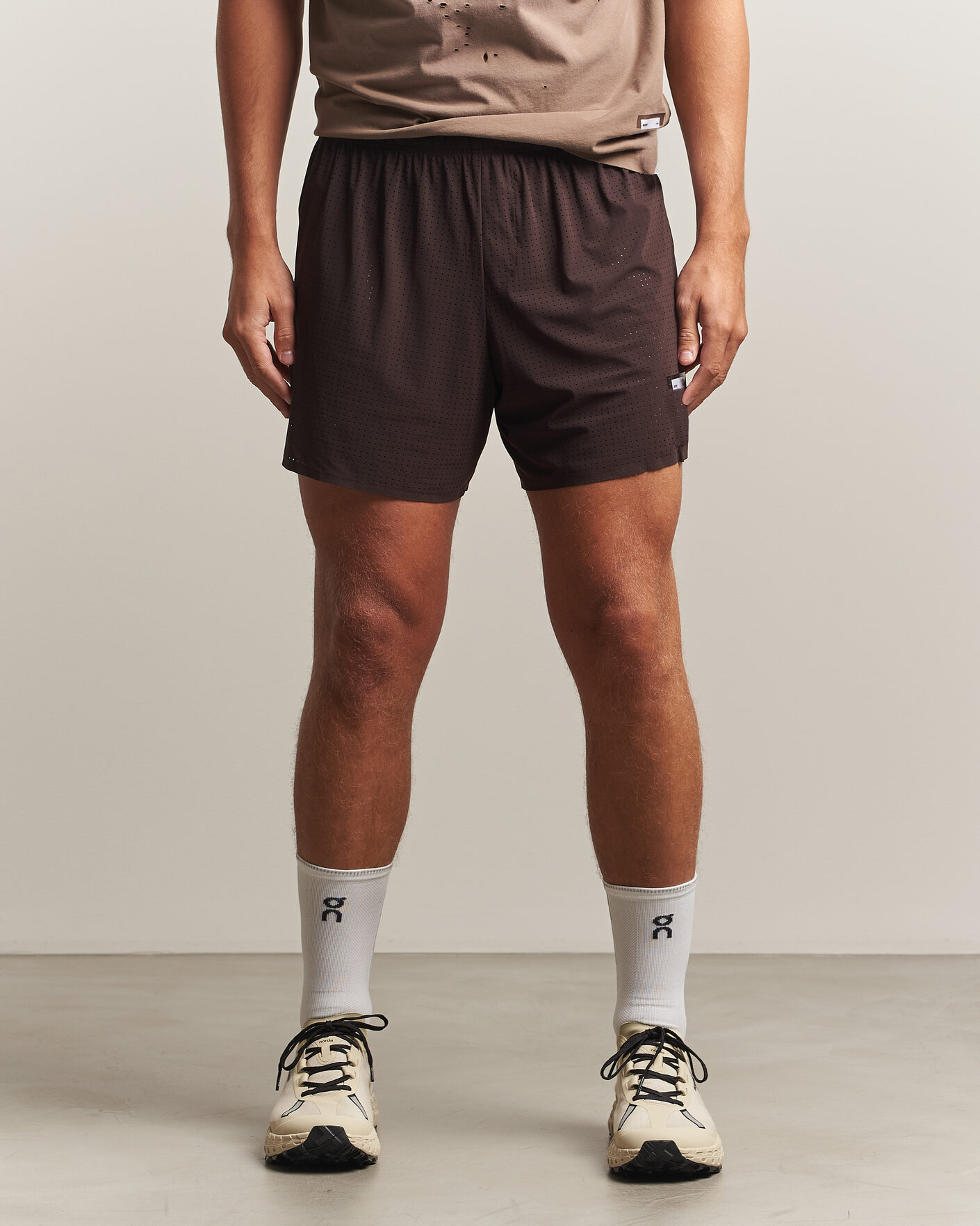 Herren | Shorts | Satisfy | Space-O 5 Inch Shorts Deep Mahogany