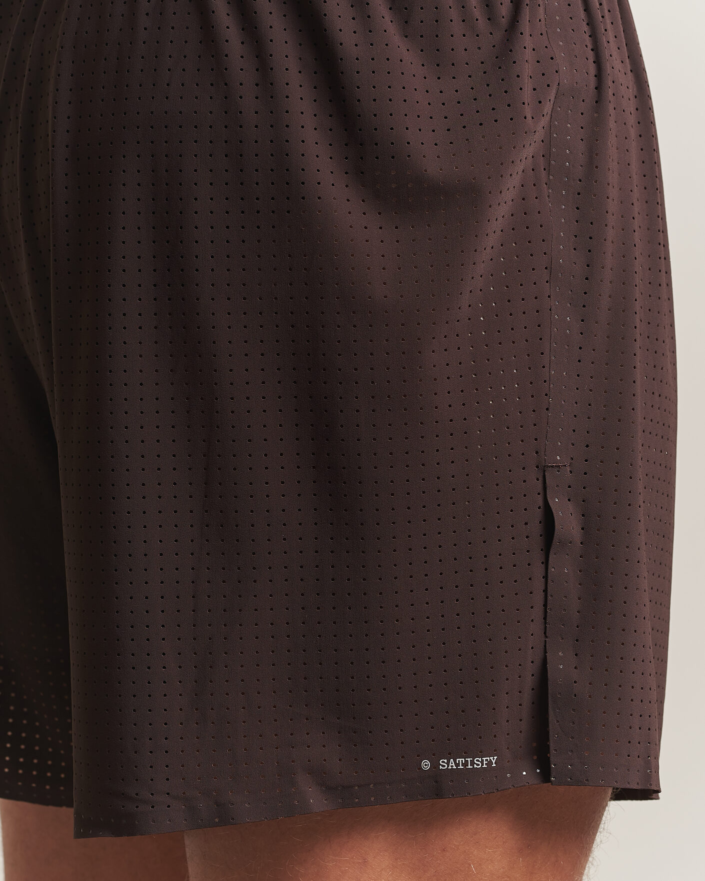 Herren | Shorts | Satisfy | Space-O 5 Inch Shorts Deep Mahogany